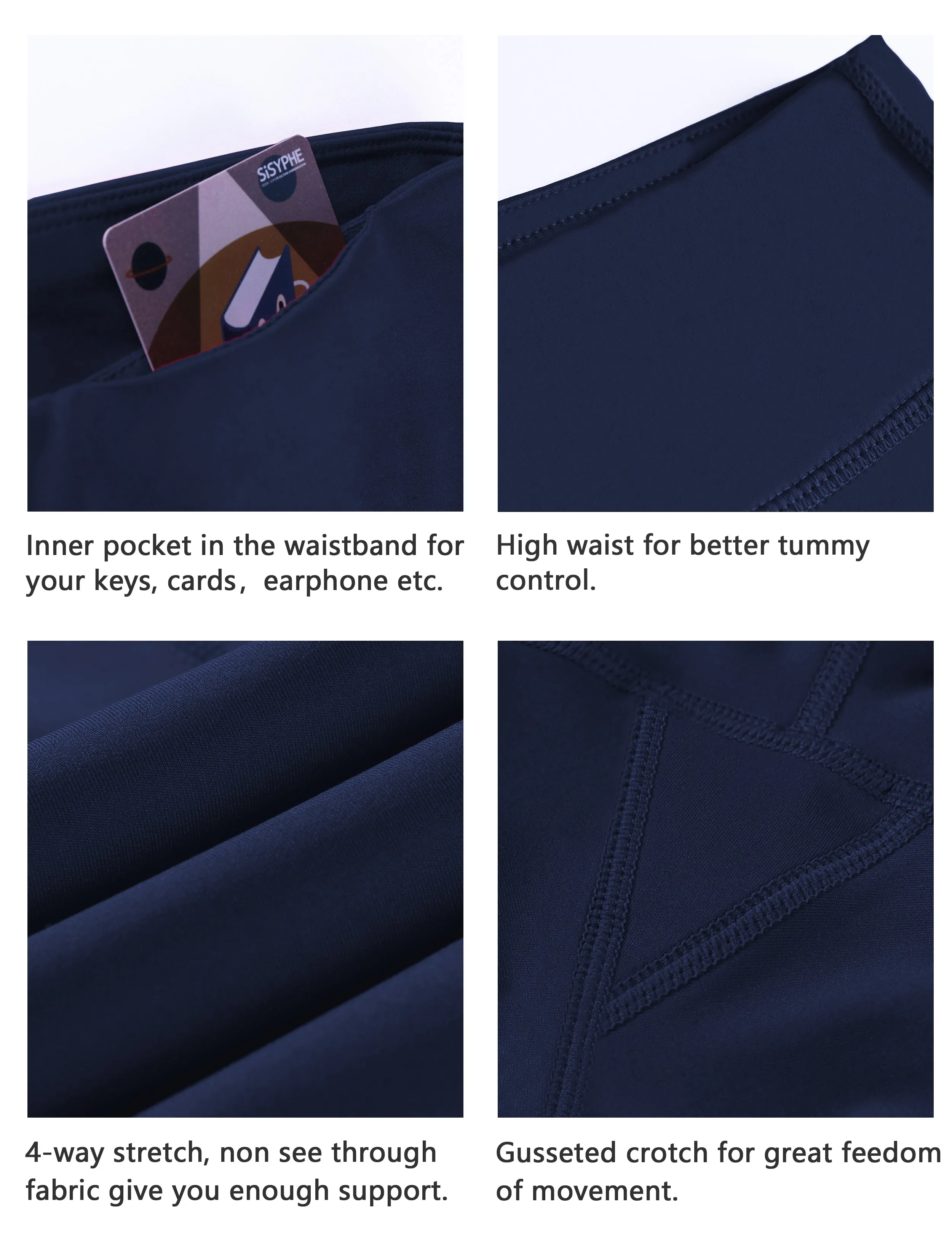 2.5" Yoga Shorts darknavy_yoga