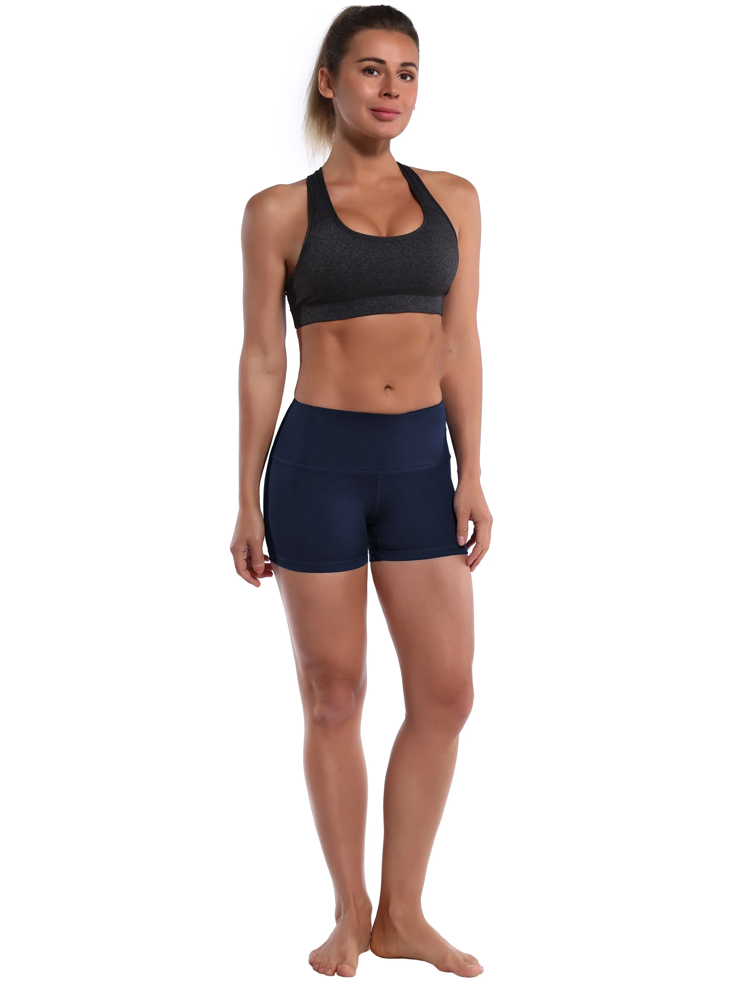 2.5" yogastudio Shorts darknavy_yogastudio