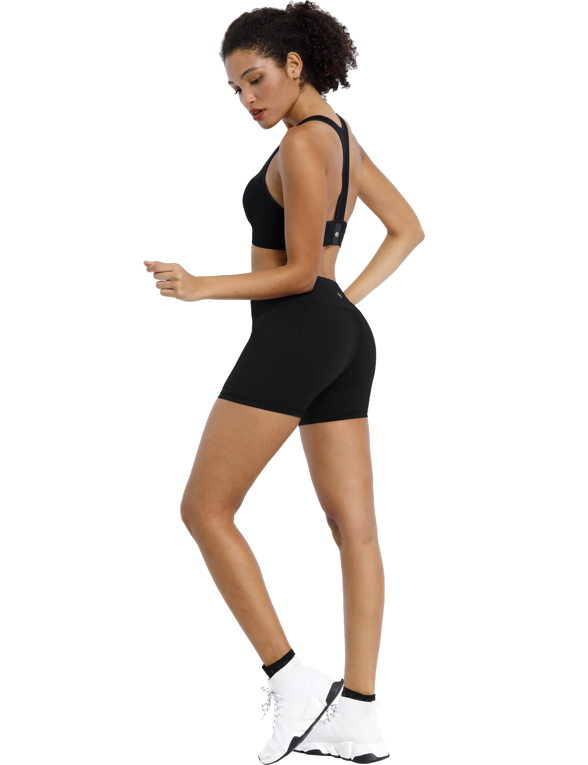 4" Jogging Shorts black_Jogging