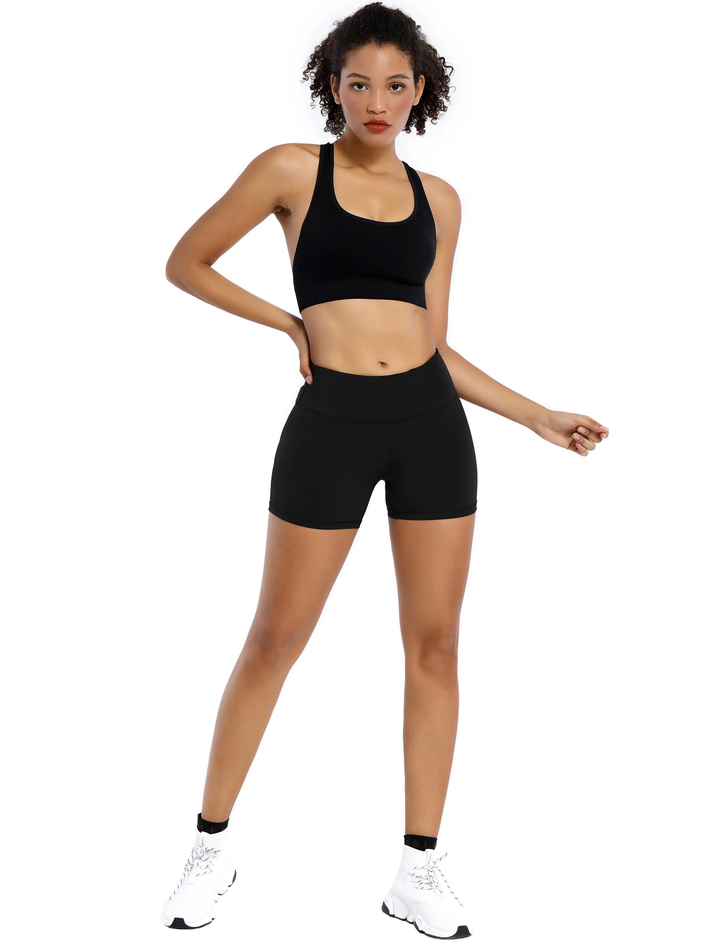 4" Jogging Shorts black_Jogging