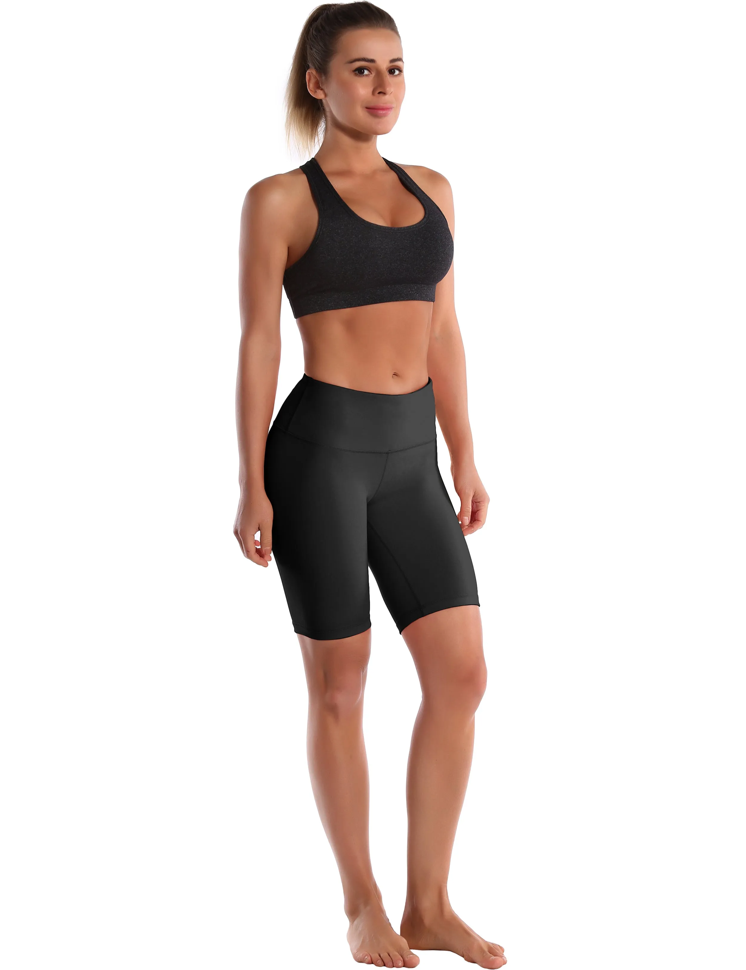 8" High Waist Golf Shorts black_Golf
