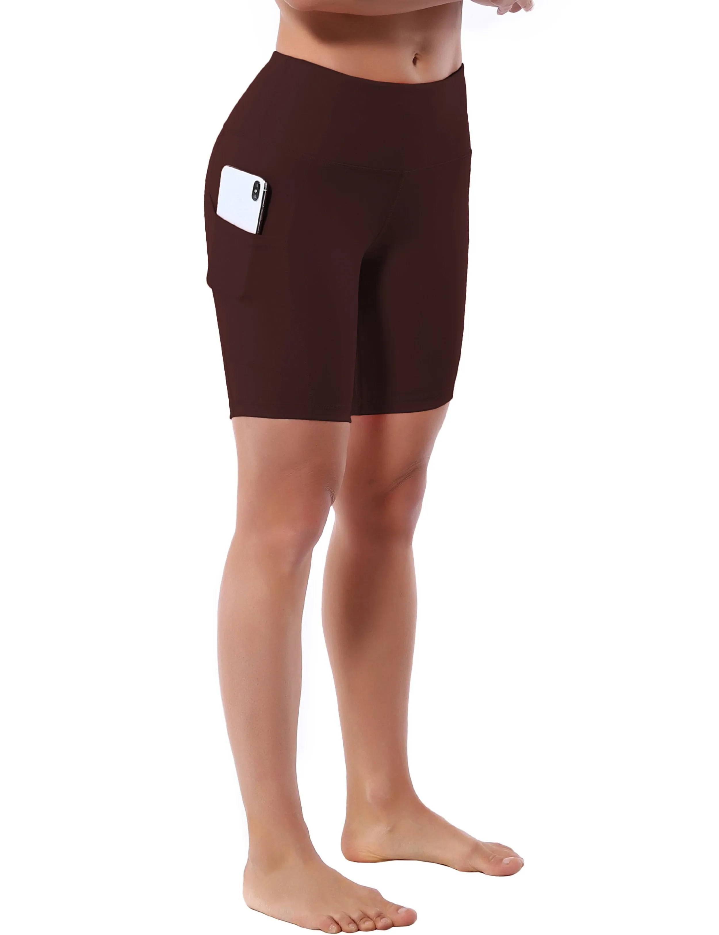 8" Side Pockets Jogging Shorts mahoganymaroon ins_Jogging