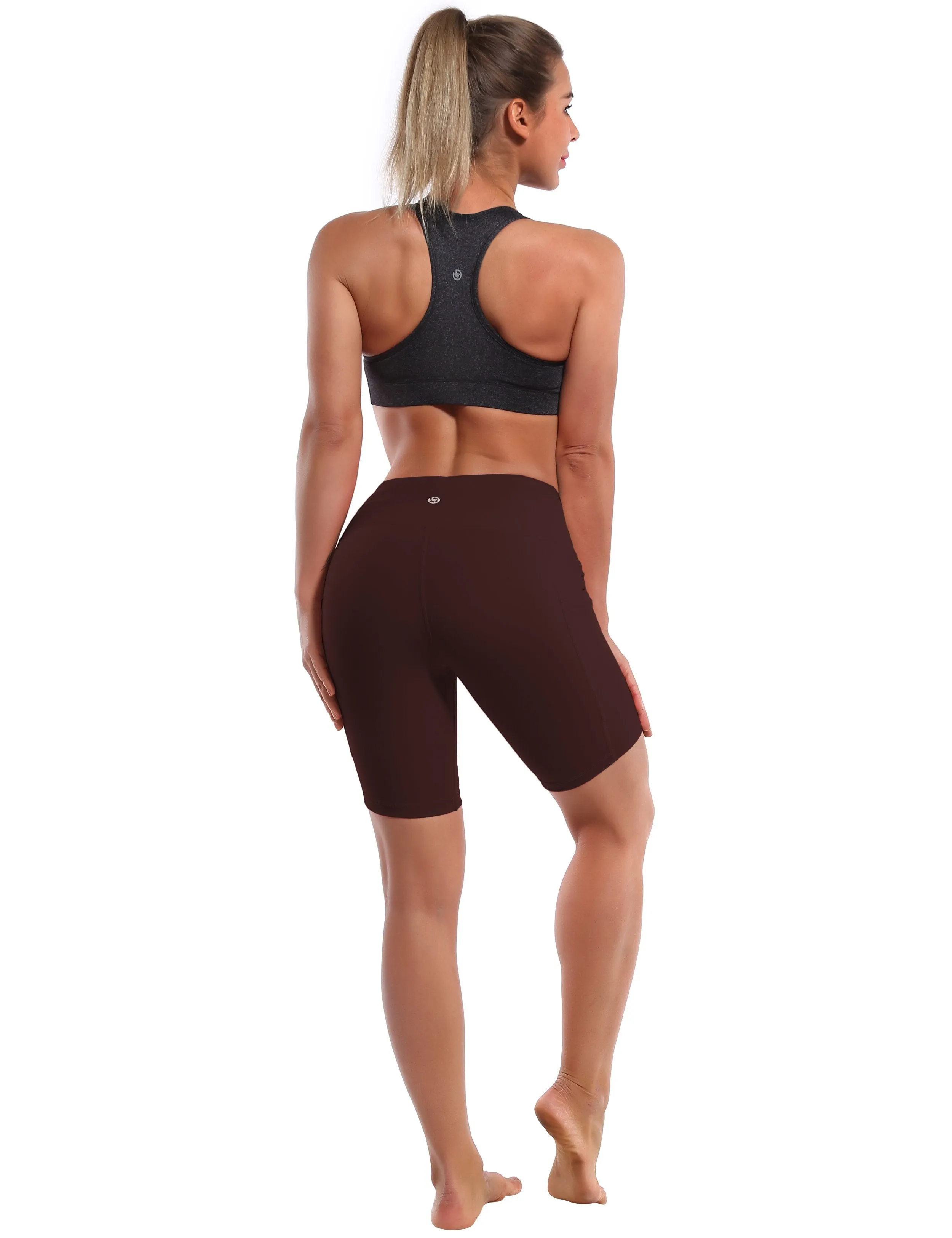 8" Side Pockets Jogging Shorts mahoganymaroon ins_Jogging