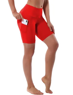 8" Side Pockets Jogging Shorts scarlet_Jogging