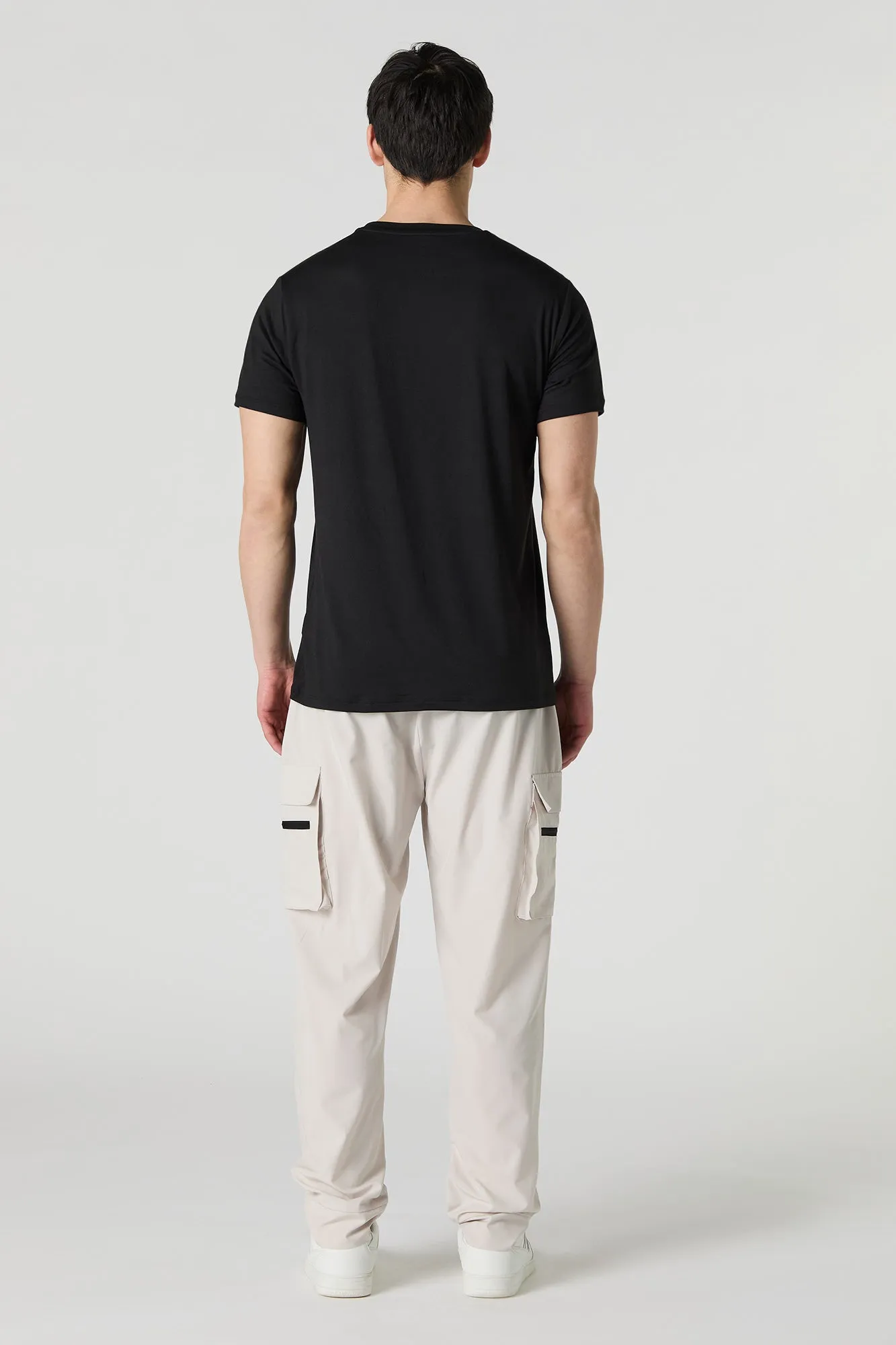 Active 4-Way-Stretch Drawstring Cargo Pant