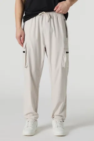 Active 4-Way-Stretch Drawstring Cargo Pant