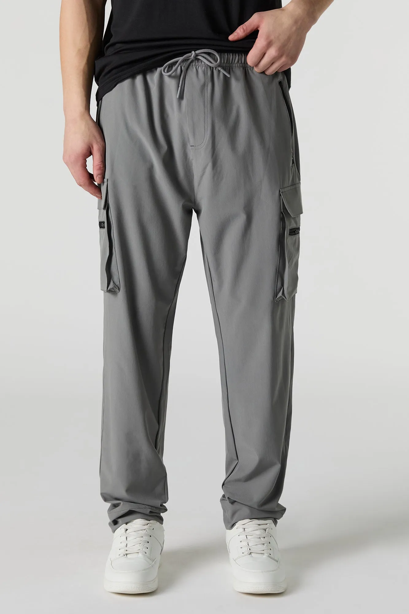 Active 4-Way-Stretch Drawstring Cargo Pant