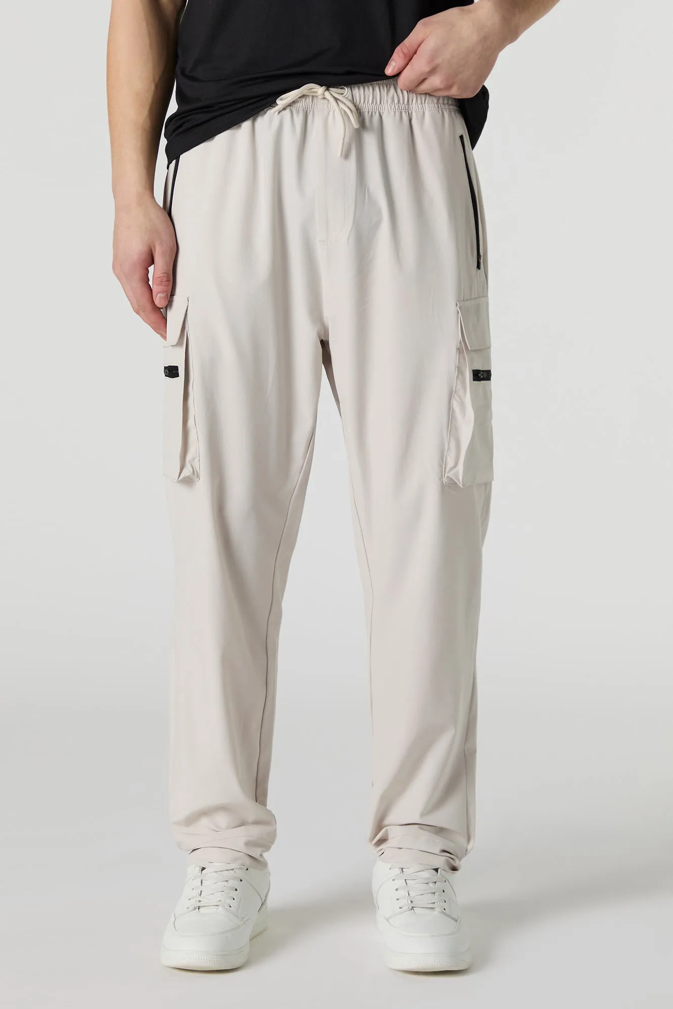 Active 4-Way-Stretch Drawstring Cargo Pant
