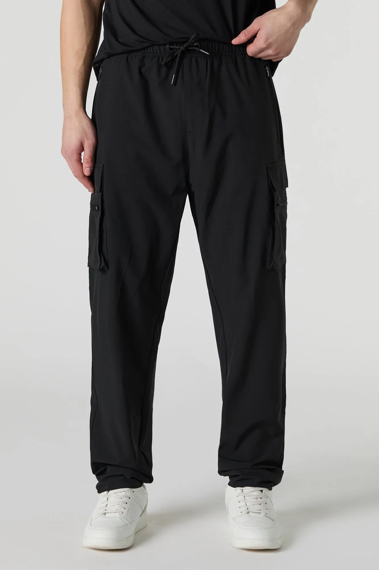 Active 4-Way-Stretch Drawstring Cargo Pant