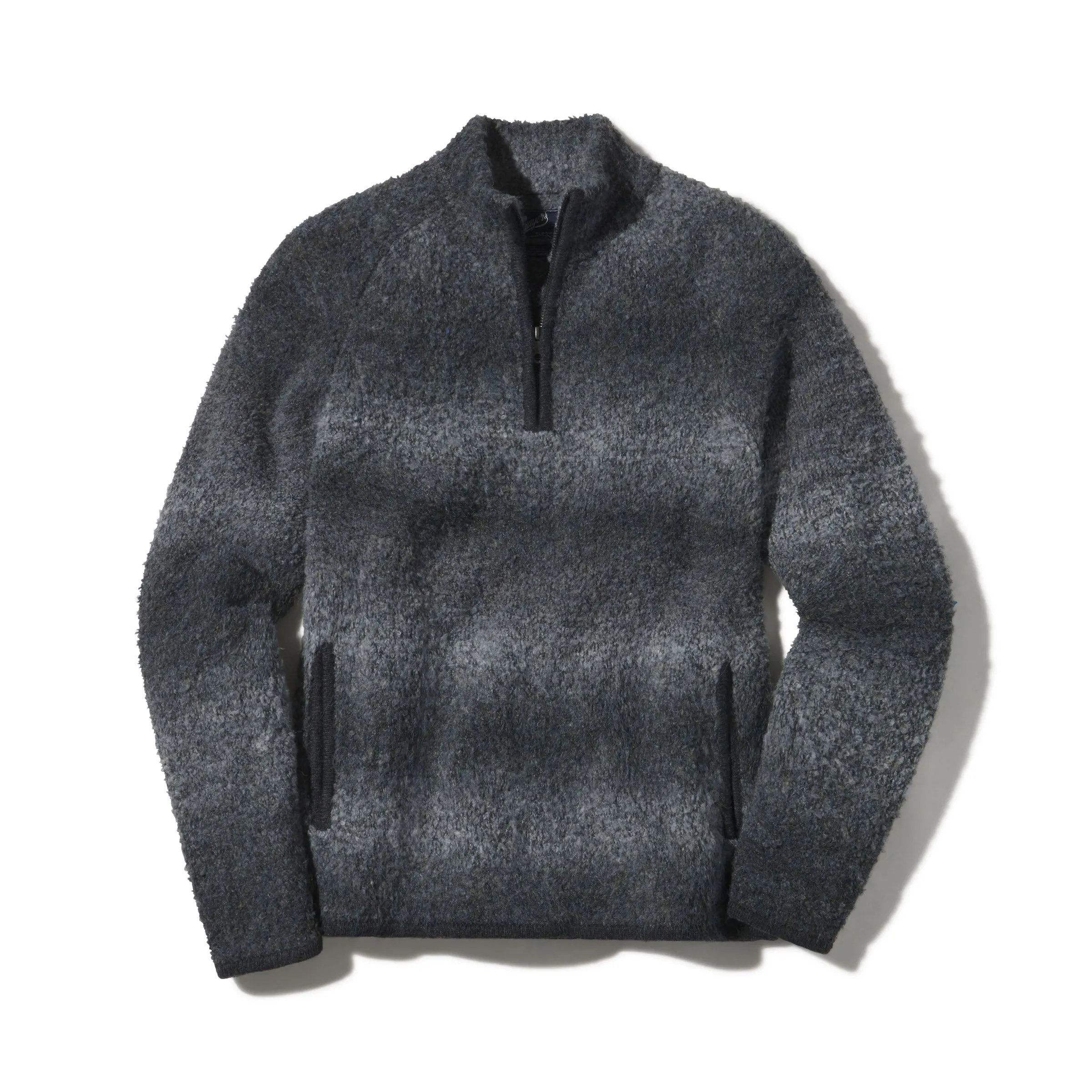 Ambassador Boucle Half Zip Sweater - Charcoal Heather (Final Sale)