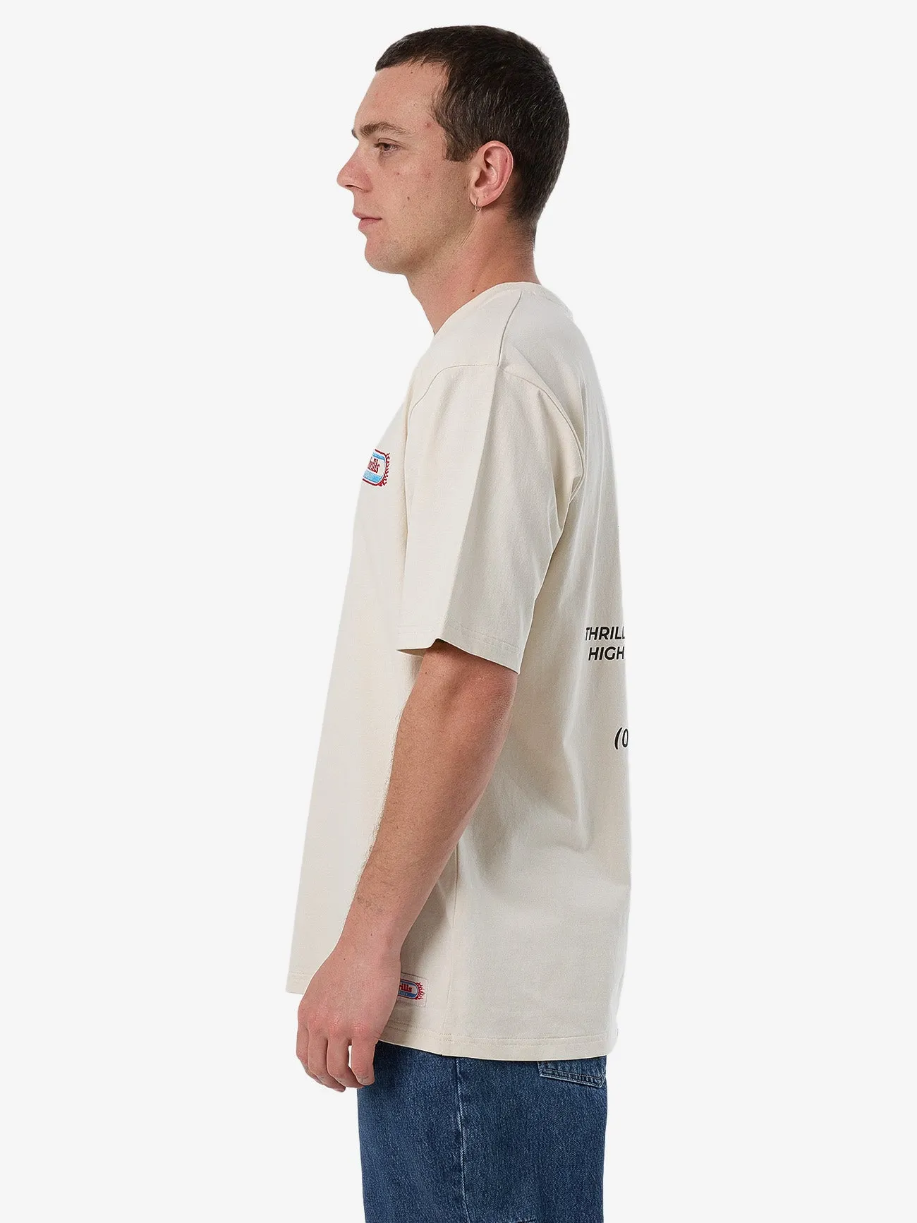 Beginning Anarchy Oversize Fit Tee - Heritage White