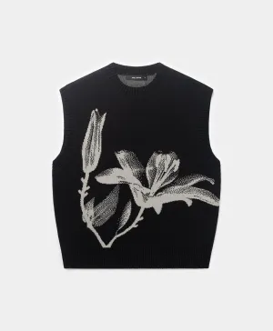 Black Floral Spencer