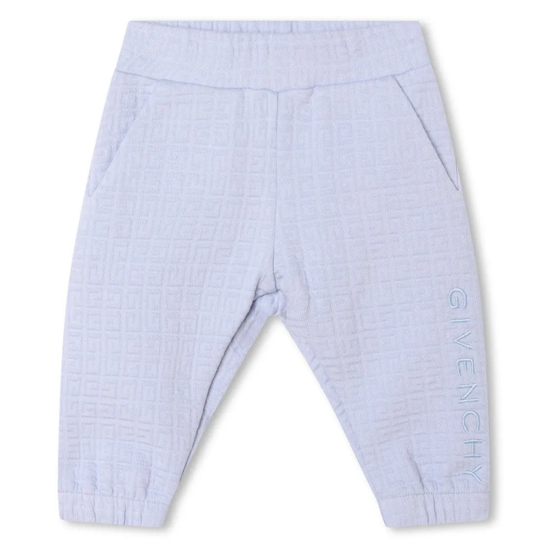 Blue Sweatshirt and Pants Set