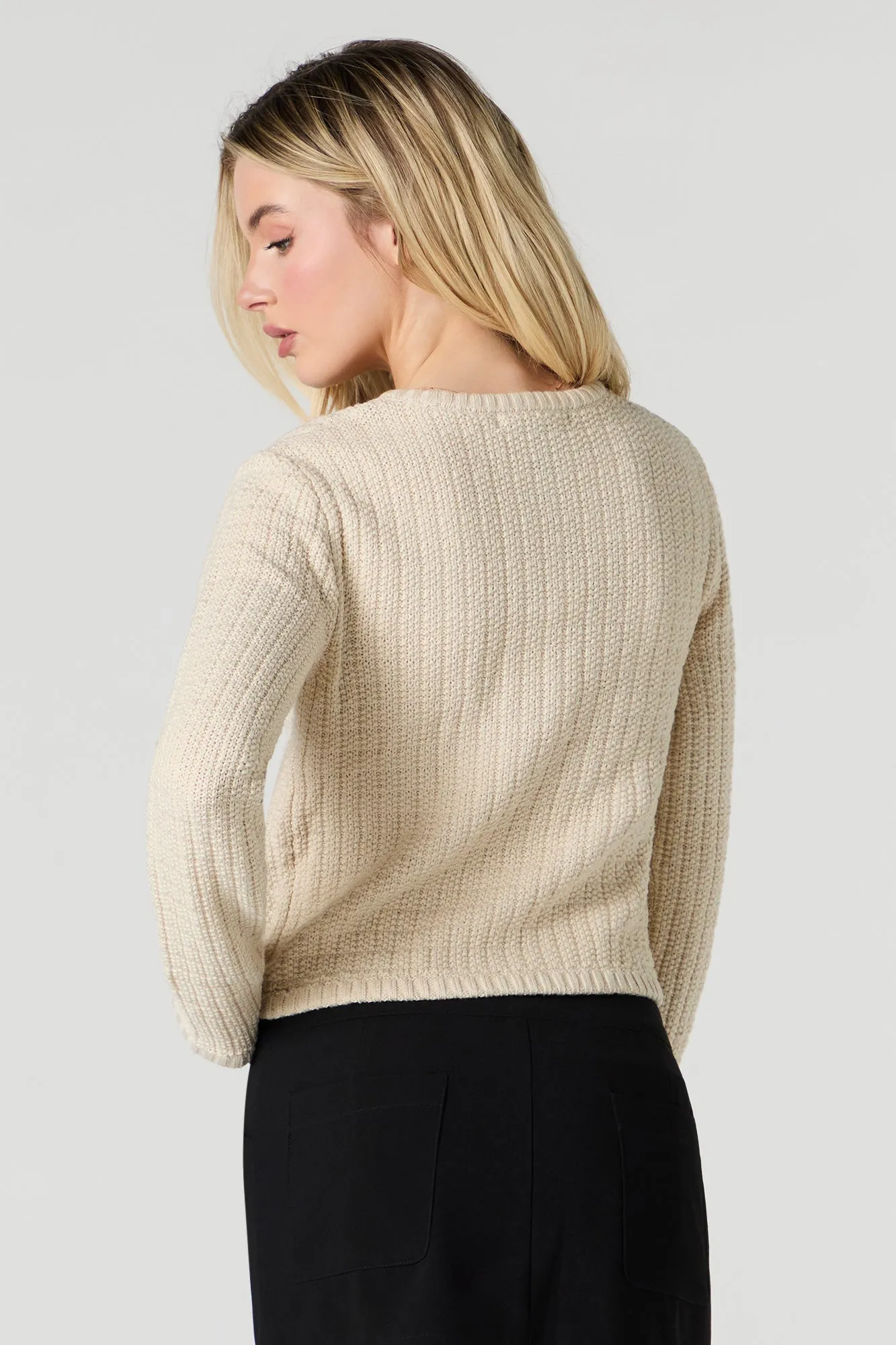 Button Front Sweater