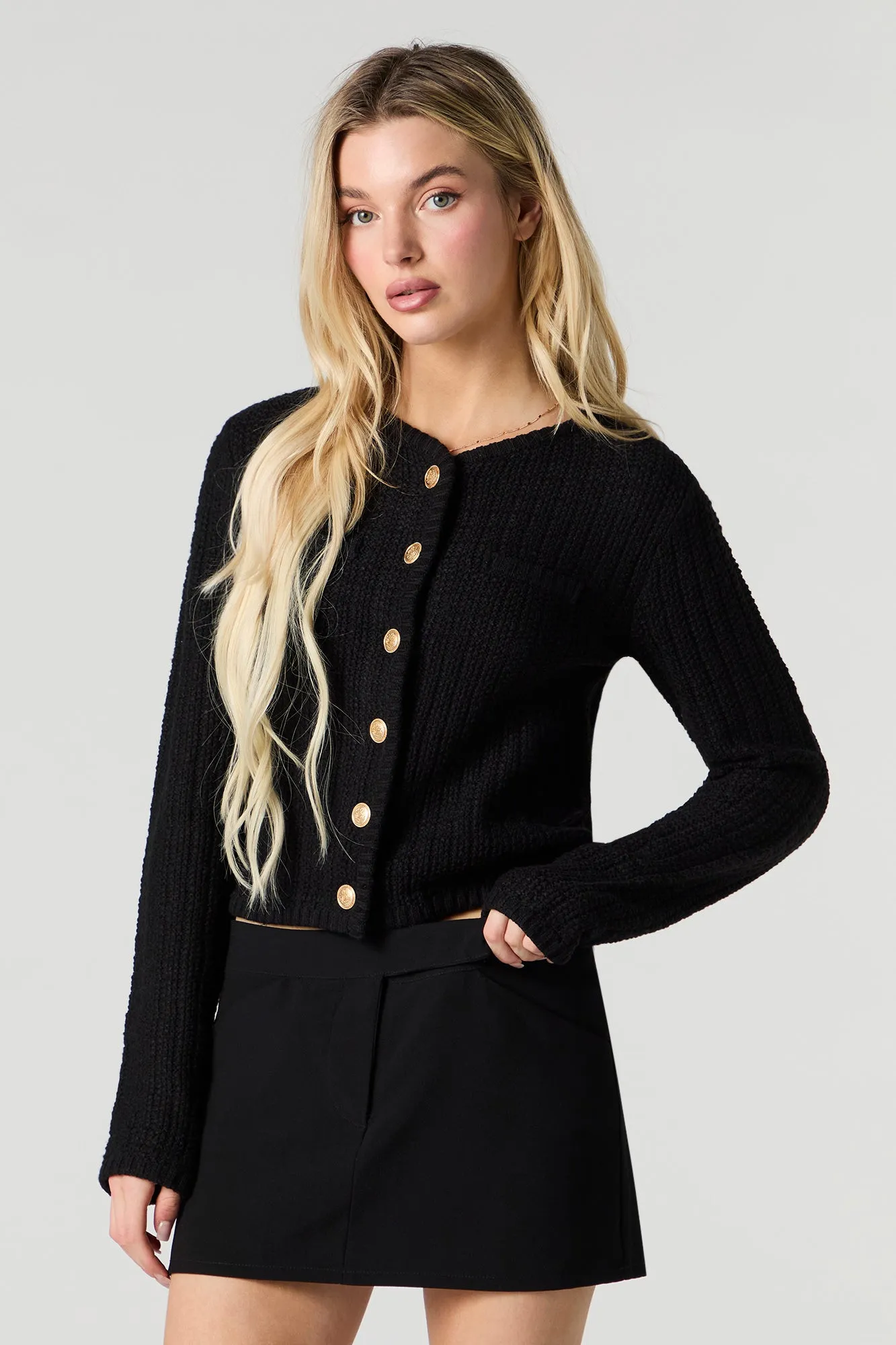 Button Front Sweater