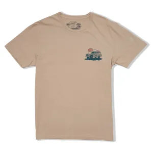 Canoe Print Tee - Ecru