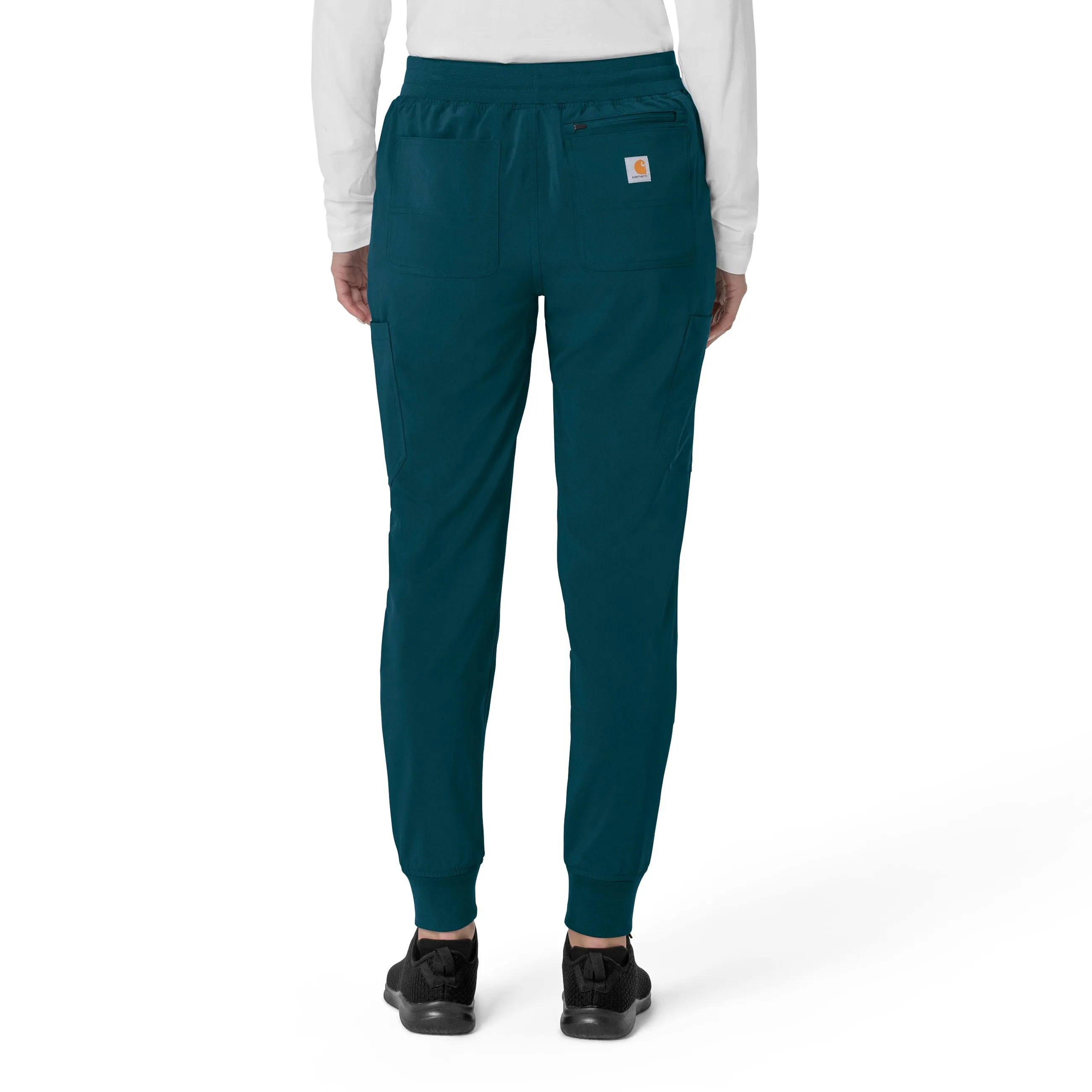 Carhartt Force Cross-Flex Women's Cargo Jogger Scrub Pant - Caribbean