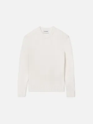 Cashmere Crewneck Sweater -- Cream