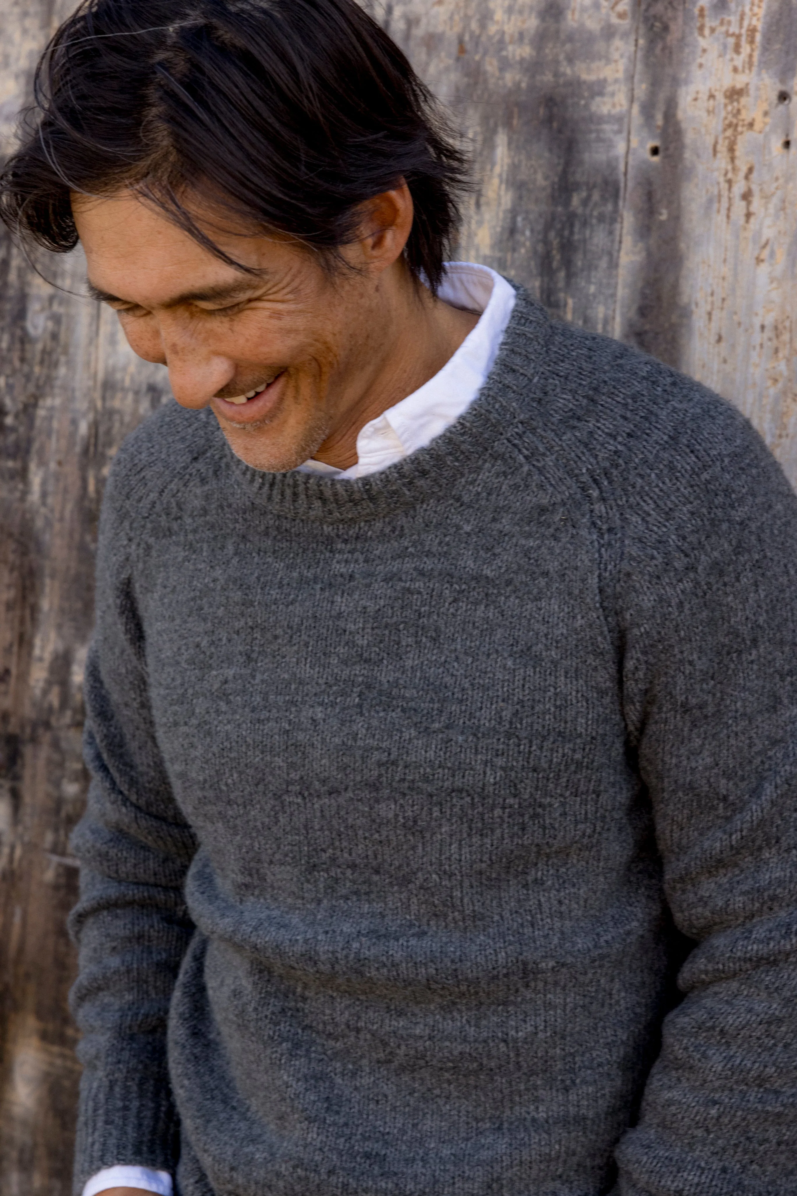 Collegiate Sweater Crew - Charcoal