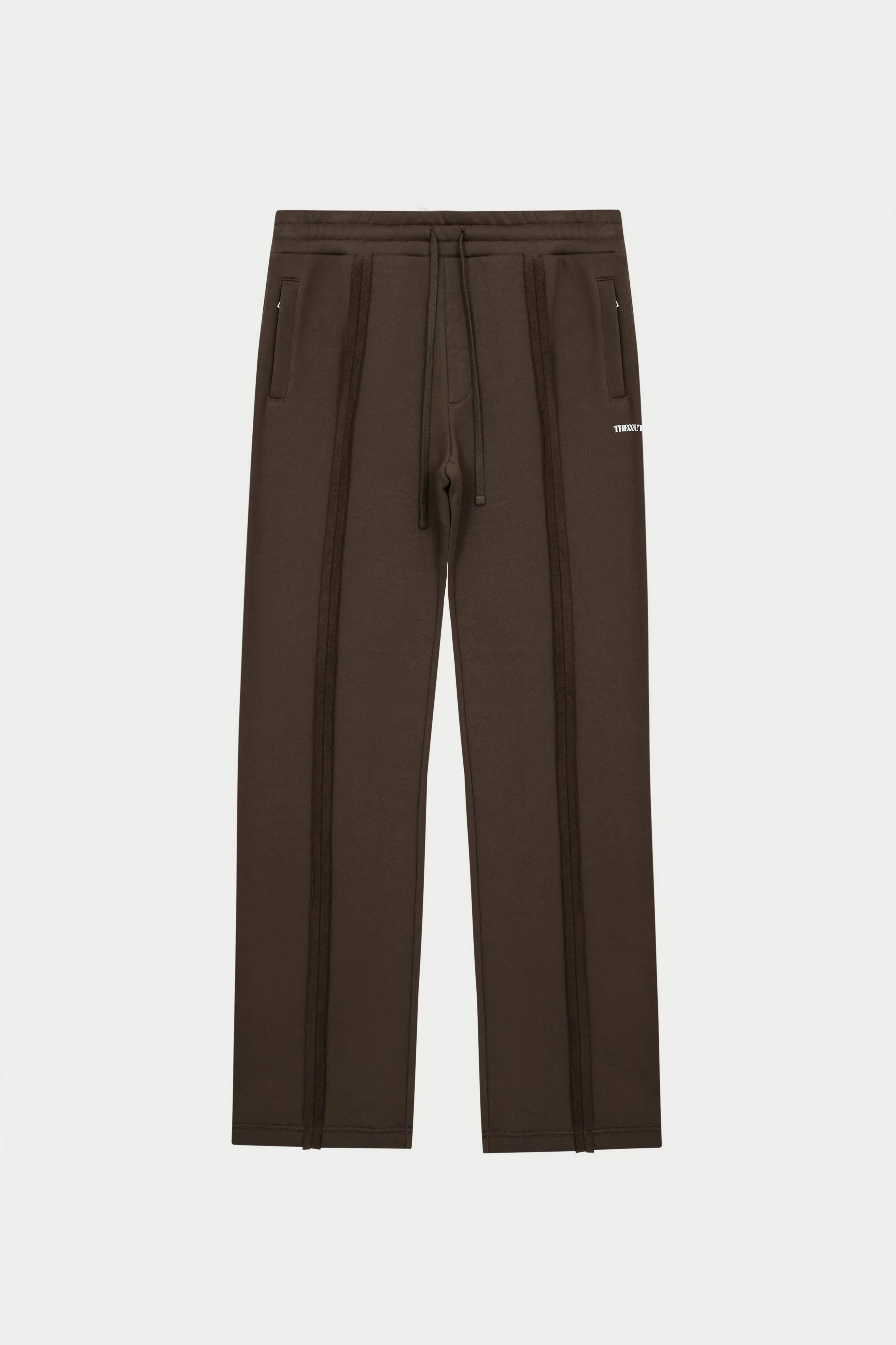 COPYRIGHT STRAIGHT LEG JOGGERS - BROWN