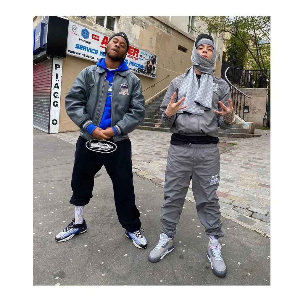 Corteiz Shukushuku Track Pants – Grey