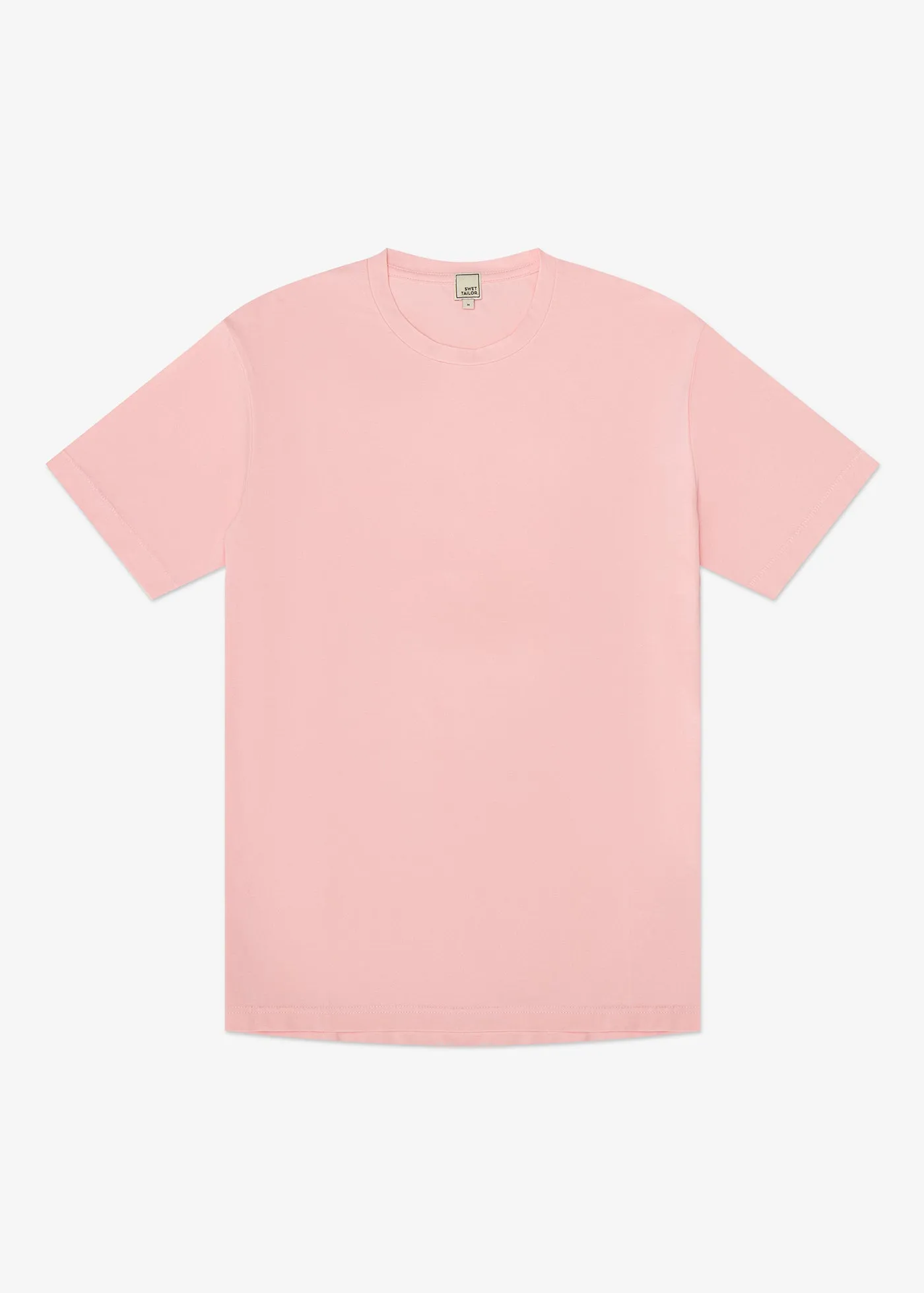 Cotton Stretch T-Shirt | Light Pink