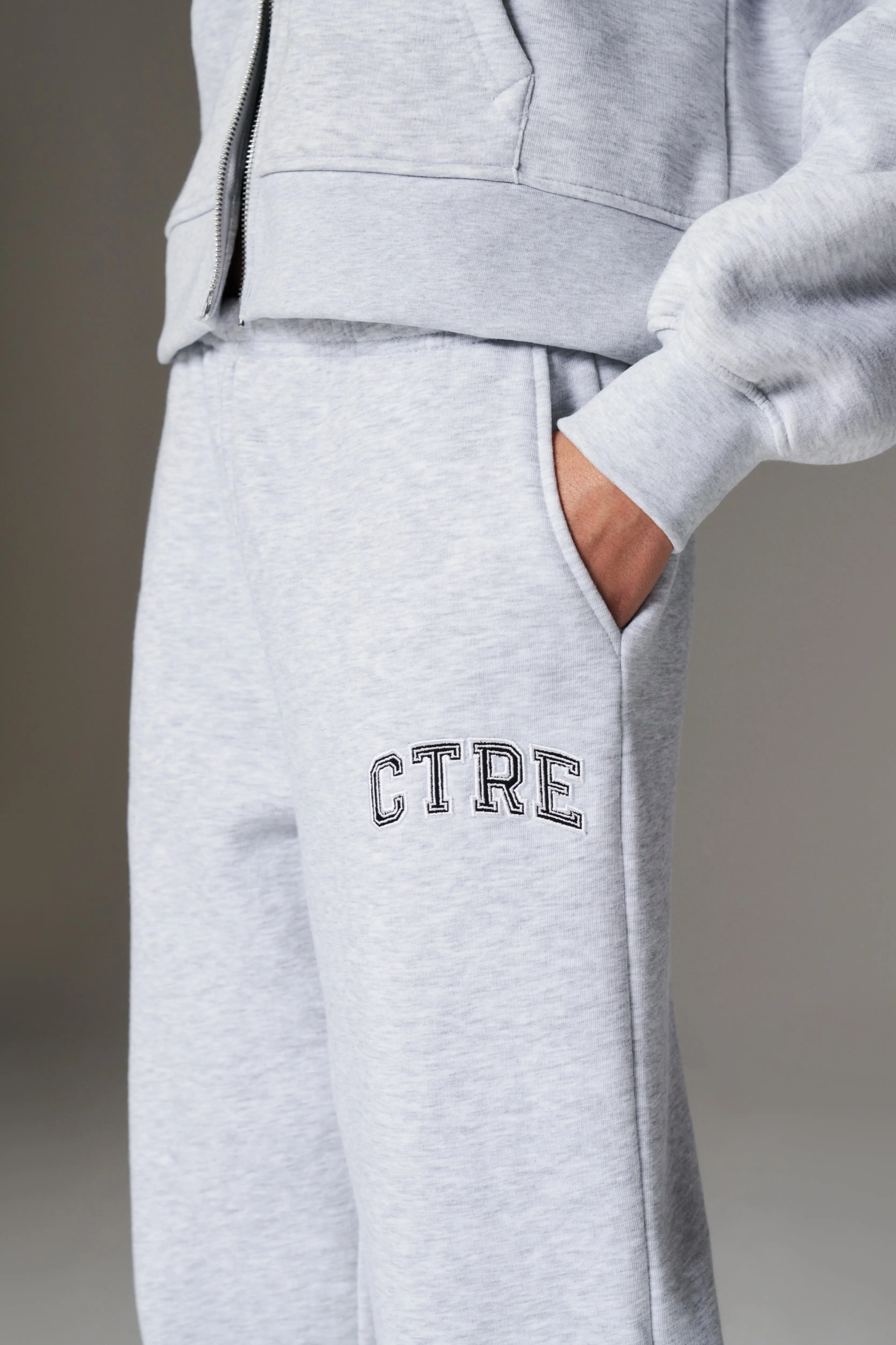 CTRE WIDE LEG JOGGERS - GREY MARL