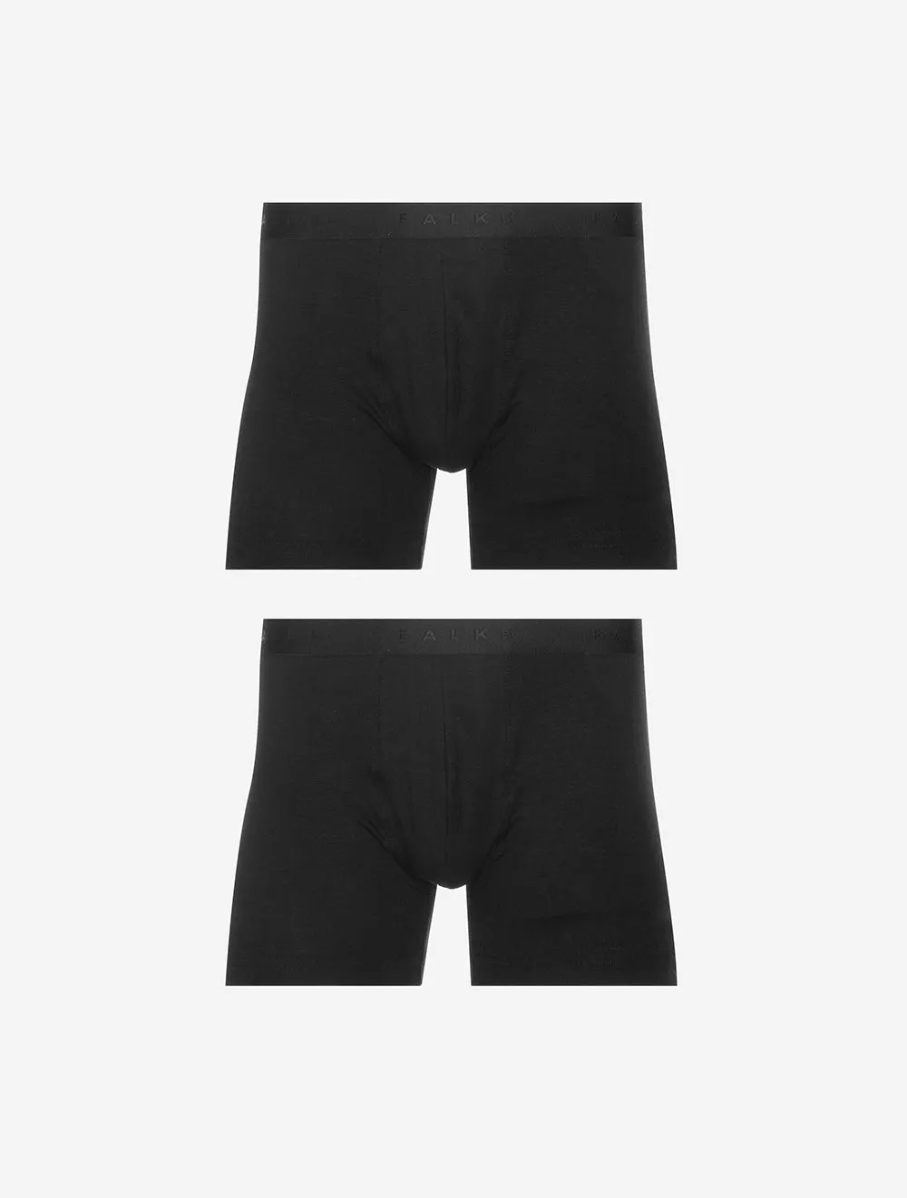Daily Cotton Comfort 2 Pack Boxer Black