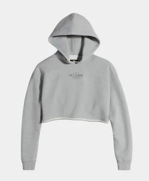 Daily Paper X Converse Vintage Grey Cropped Hoodie