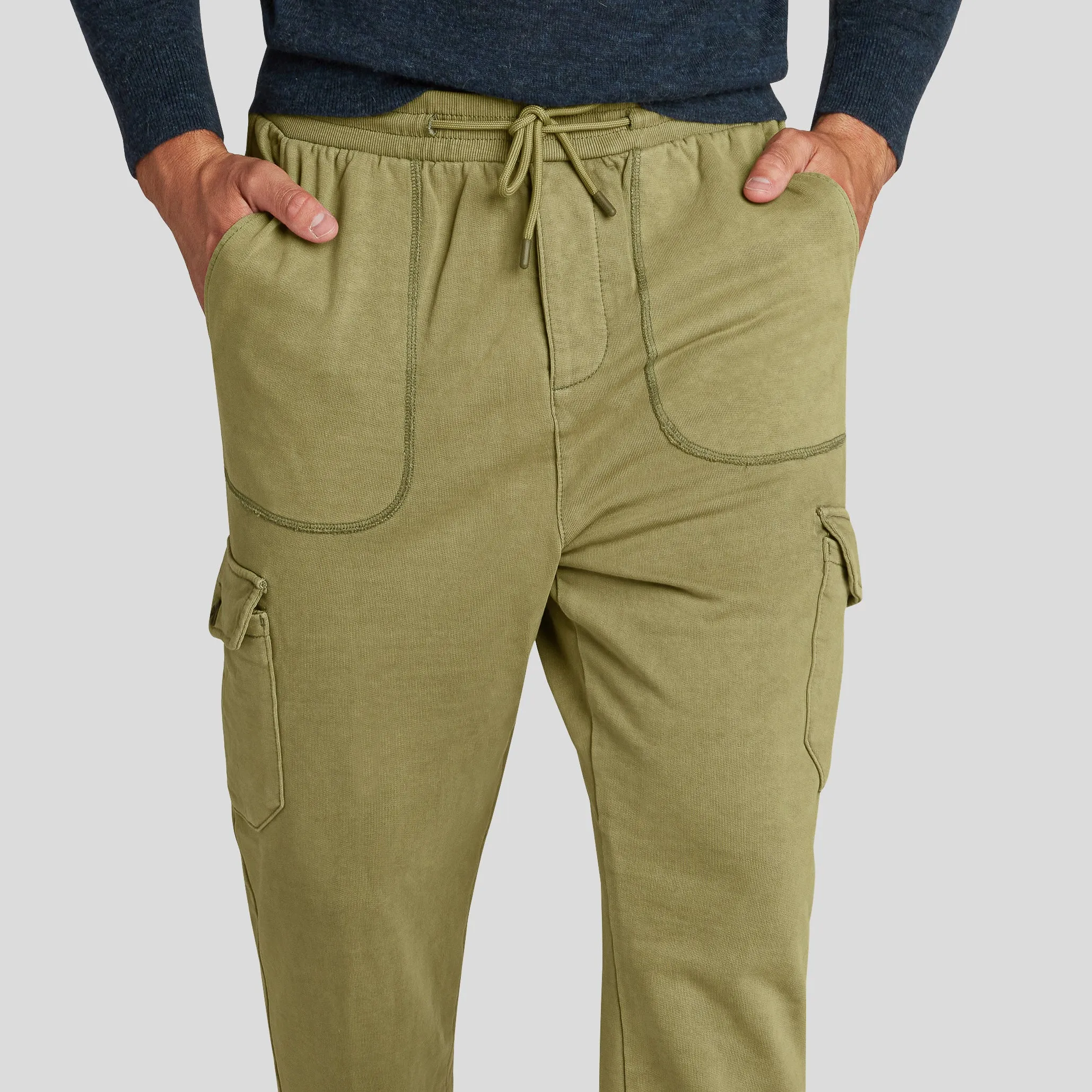 Defender Loopback Cargo Jogger - Avocado (Final Sale)
