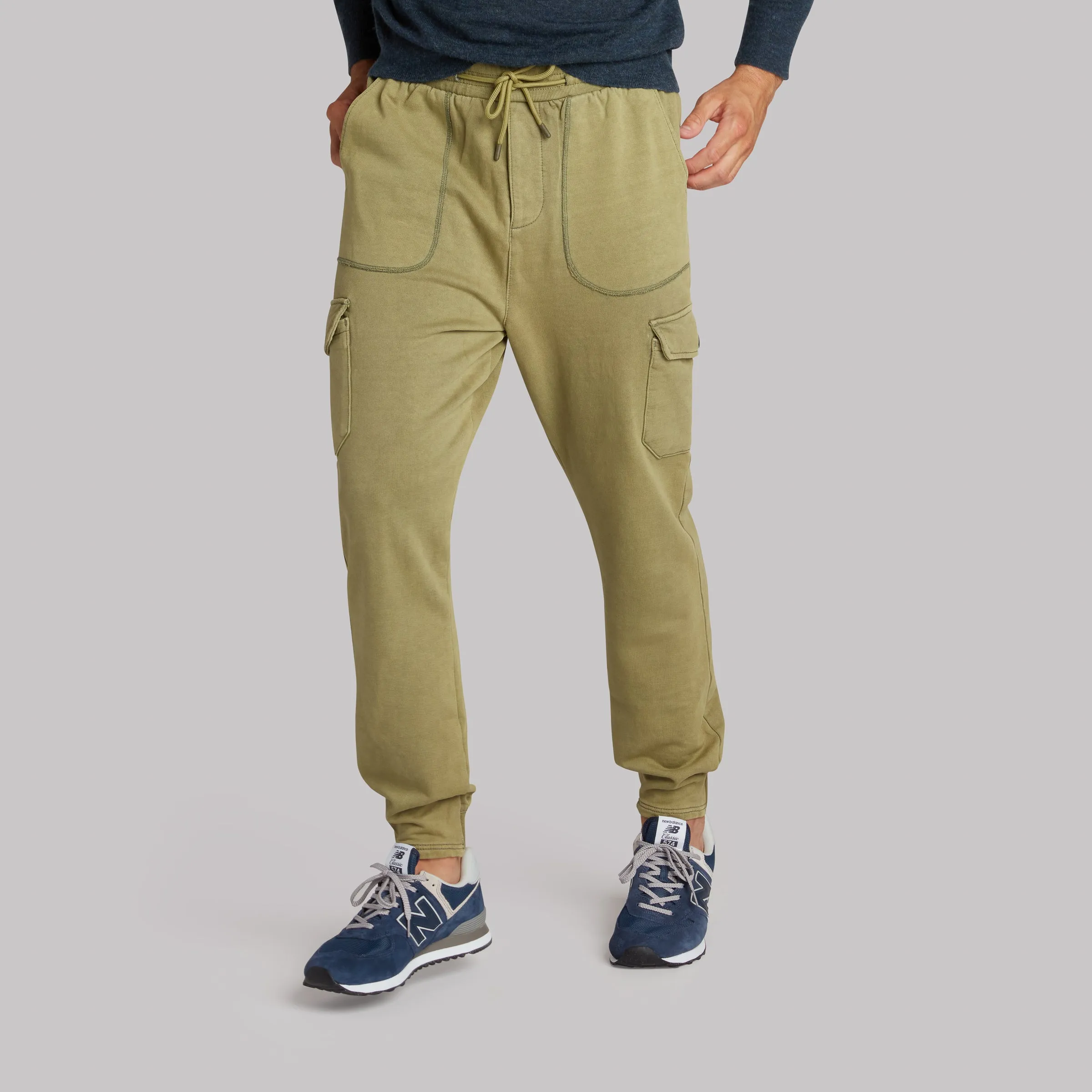 Defender Loopback Cargo Jogger - Avocado (Final Sale)