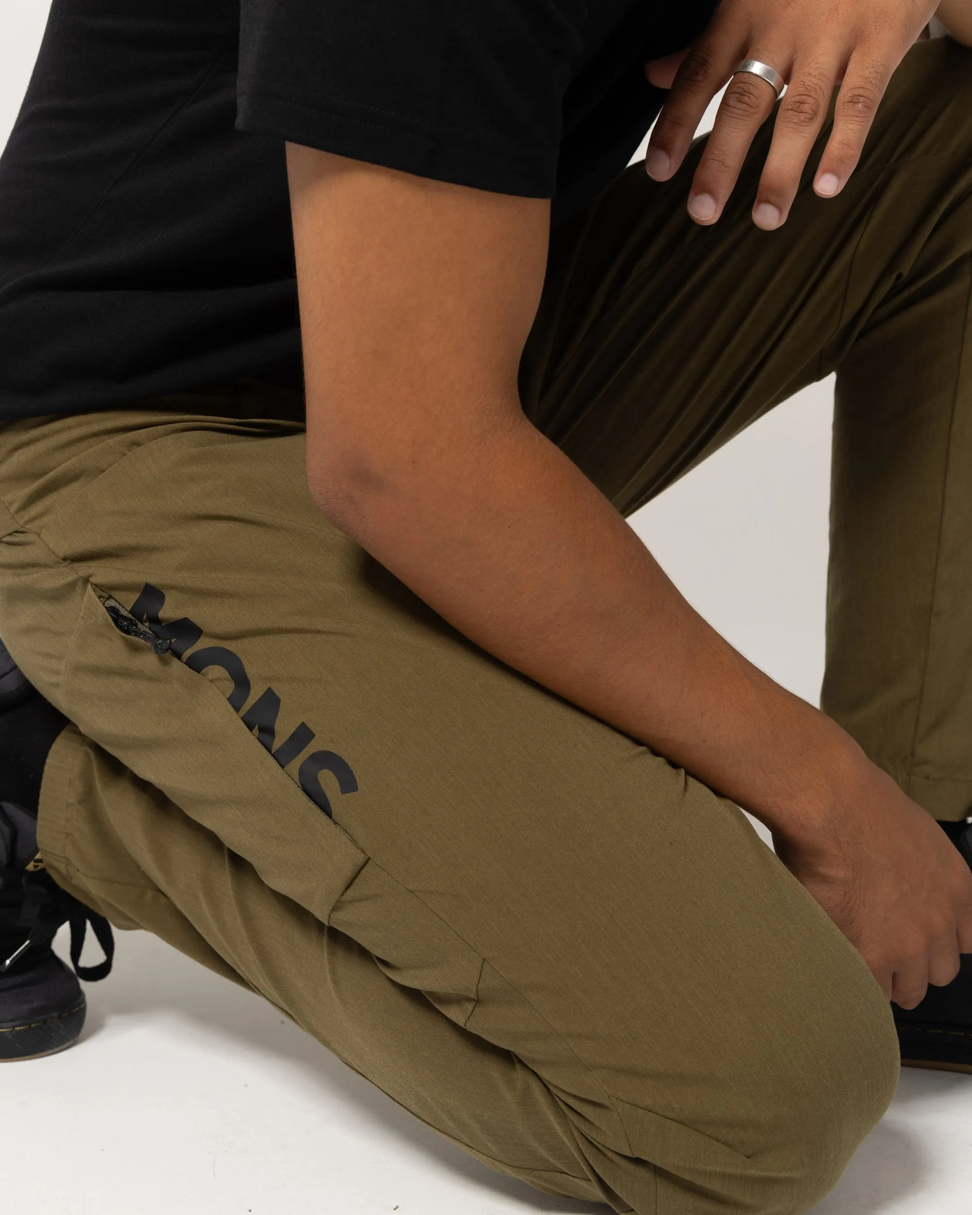 Diversion Merino Trail Pants - Dark Olive