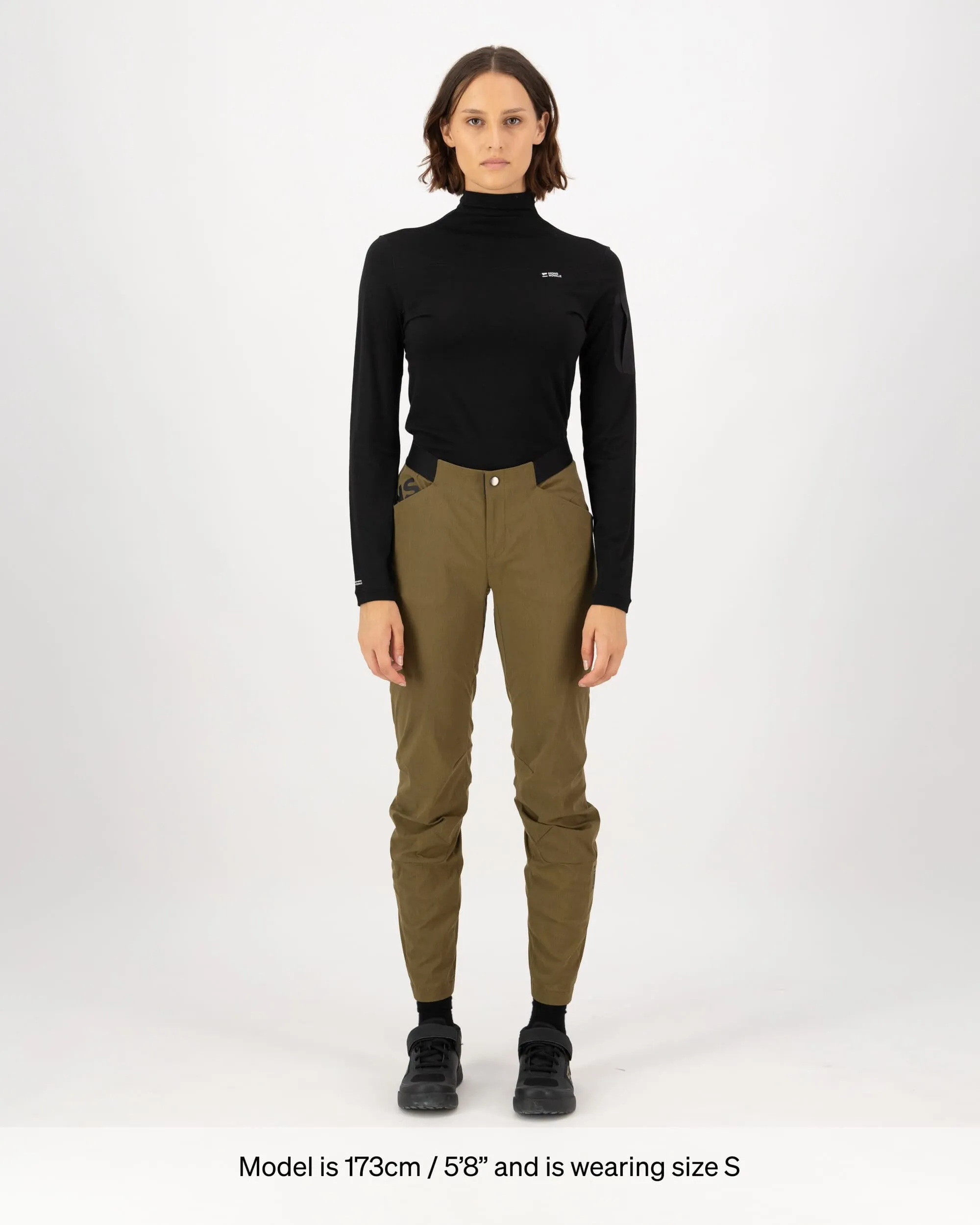 Diversion Merino Trail Pants - Dark Olive