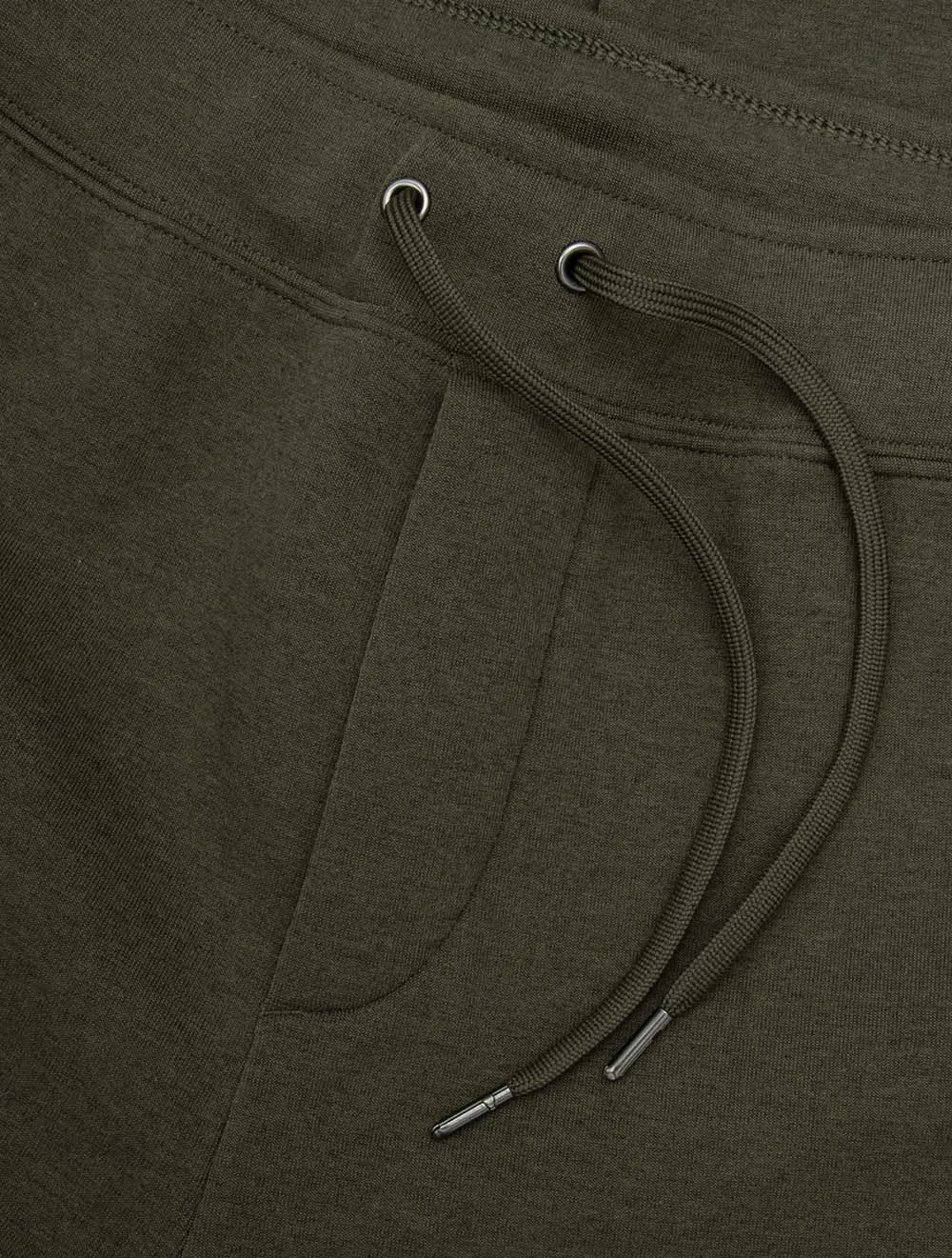 Double-Knit Jogging Pants Green