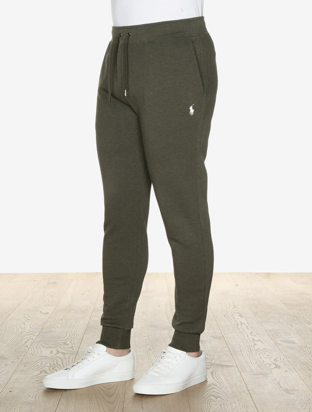 Double-Knit Jogging Pants Green