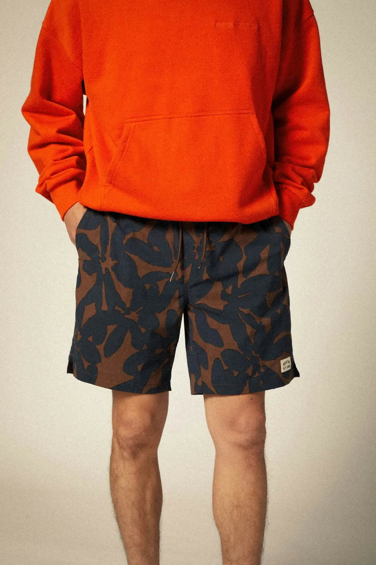 Everyday Stretch Hybrid Short 5.5" - Pinecone Brown Floral