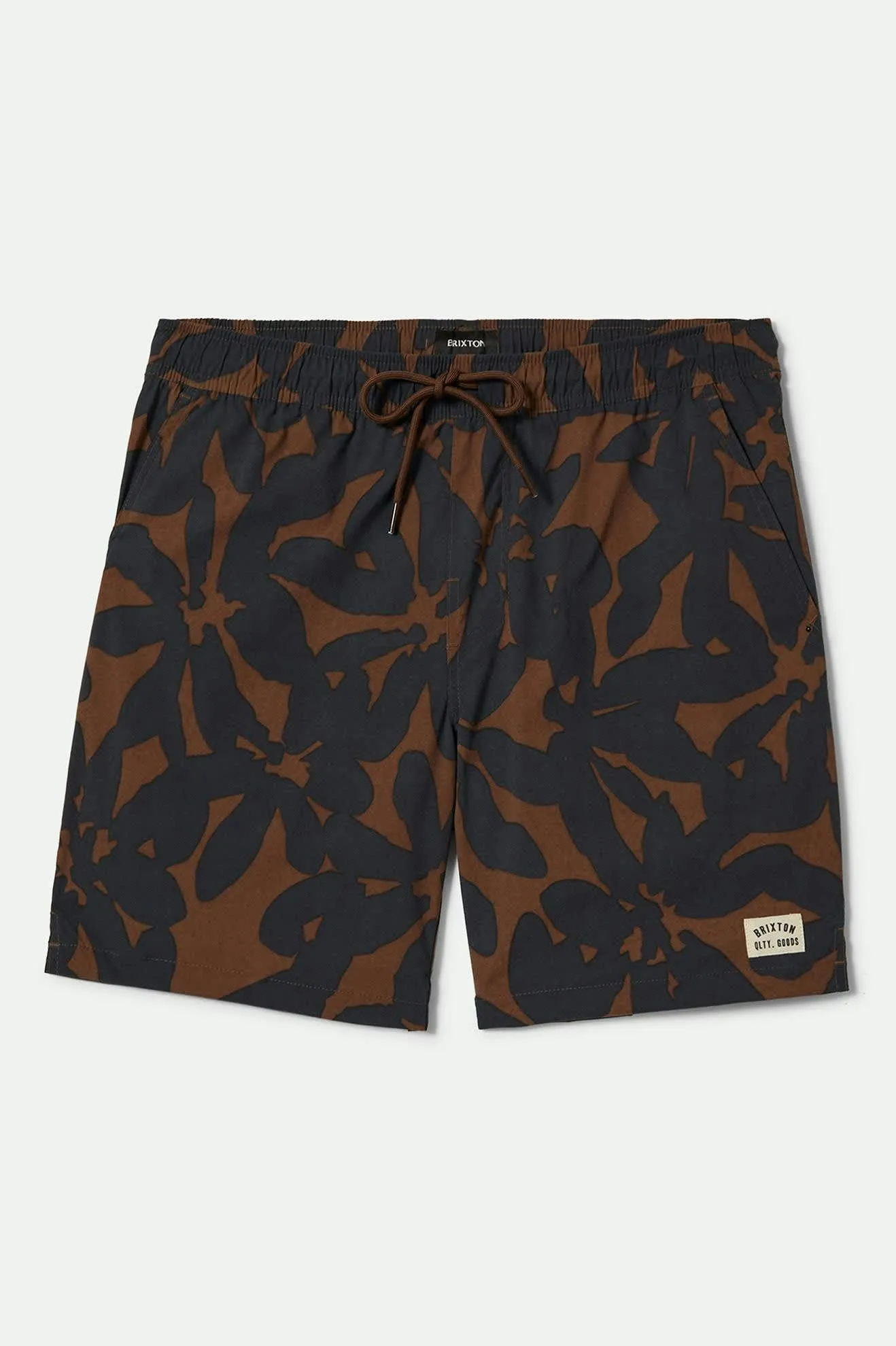 Everyday Stretch Hybrid Short 5.5" - Pinecone Brown Floral