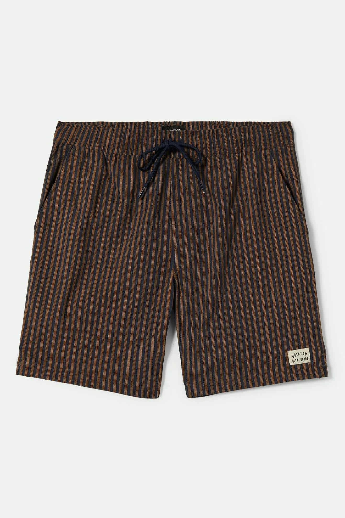 Everyday Stretch Hybrid Short 5.5" - Washed Navy/Sunbaked Herringbone