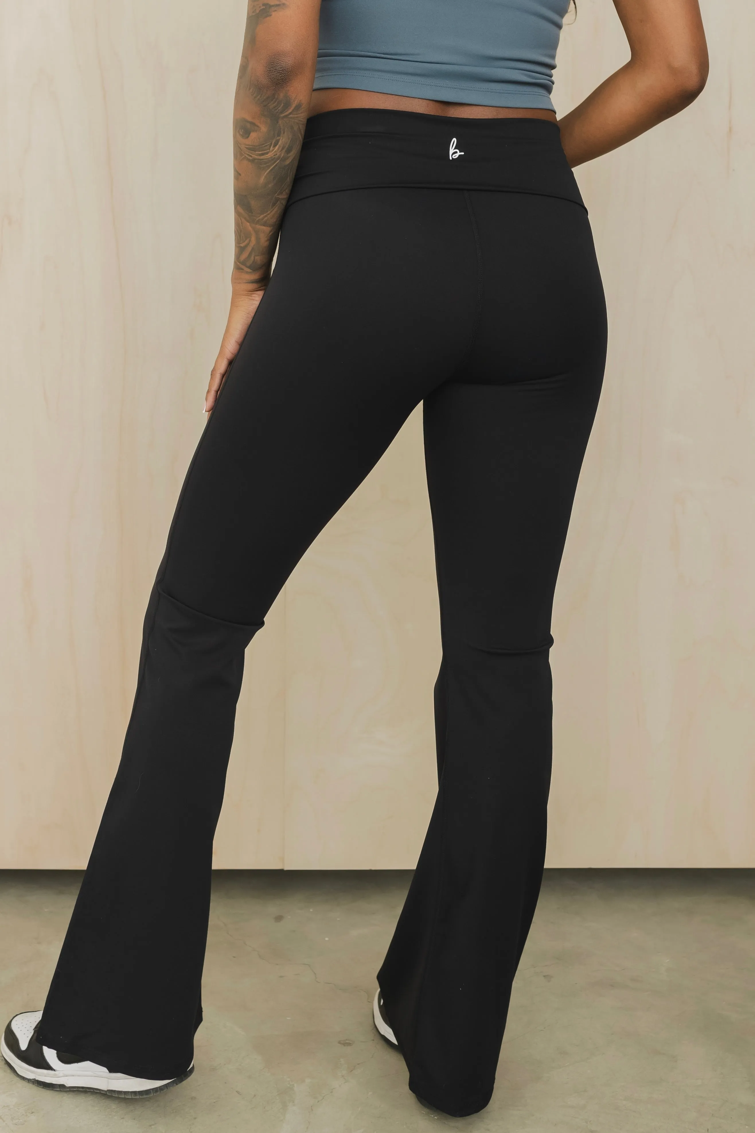 Fold Over Flare Pant