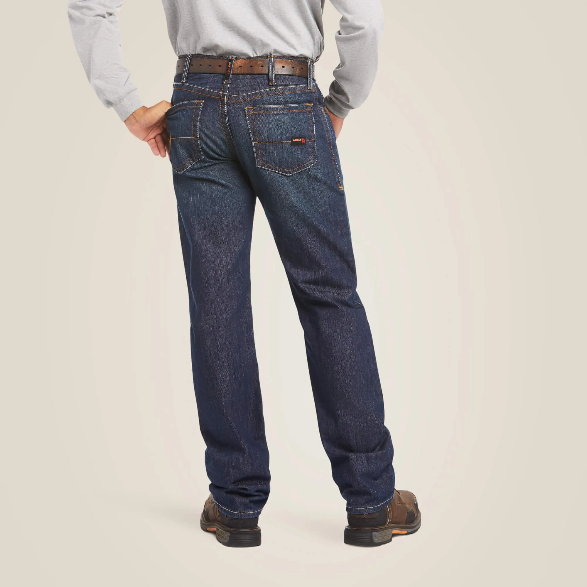 FR M3 Loose Basic Stackable Straight Leg Jean - Shale