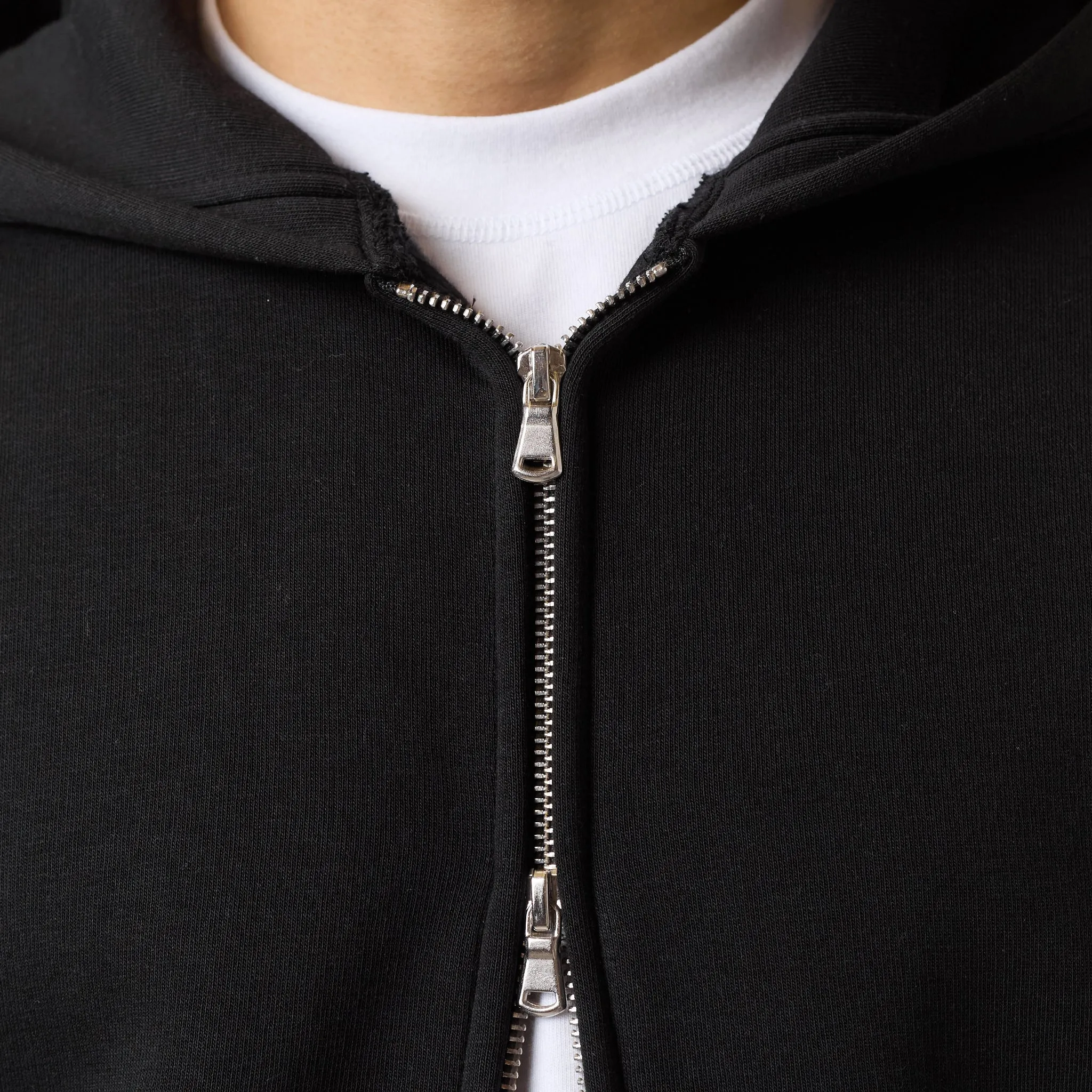 Full Zip Cuffed Tracksuit | Black