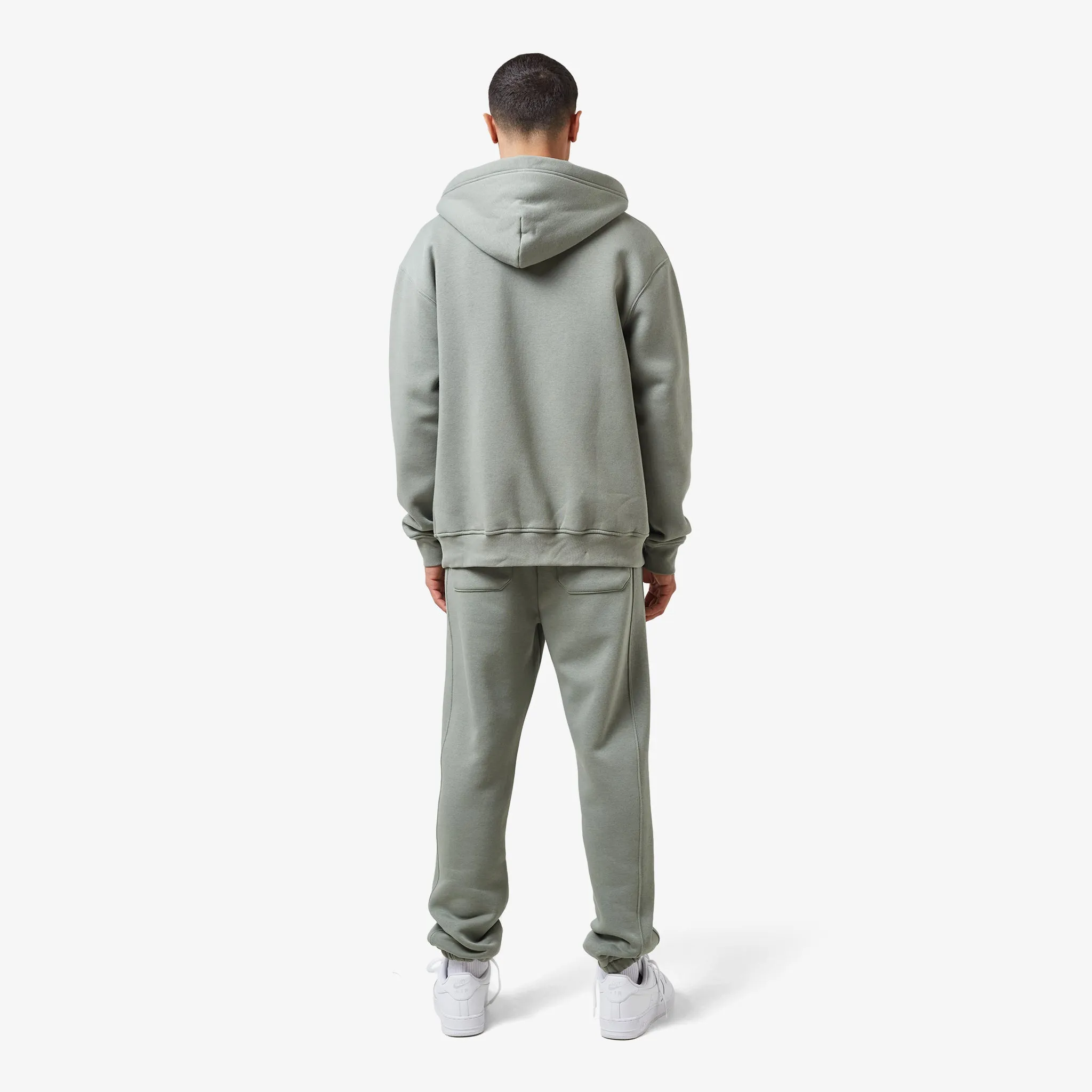 Full Zip Cuffed Tracksuit | Vintage Olive