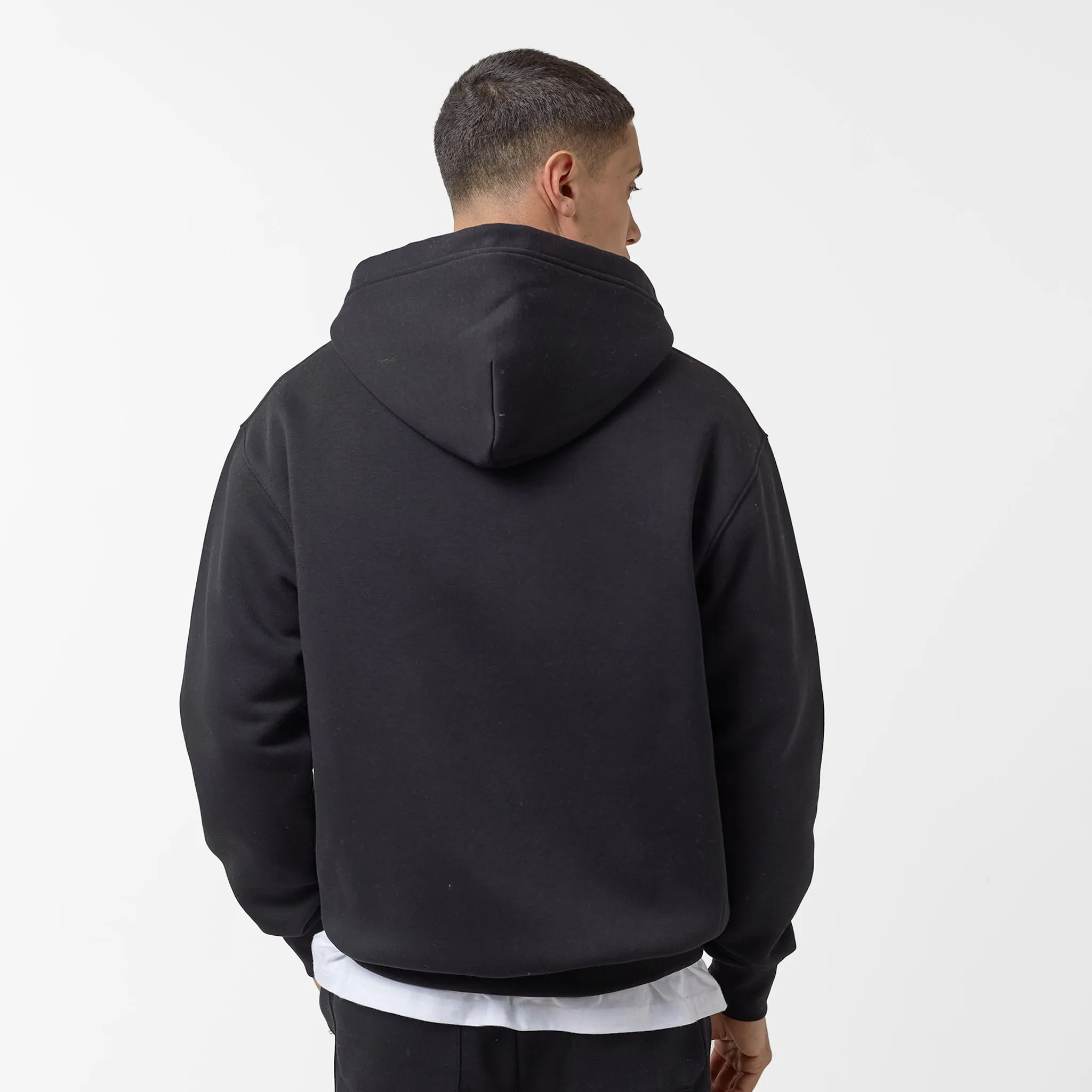 Full Zip Open Hem Tracksuit | Black