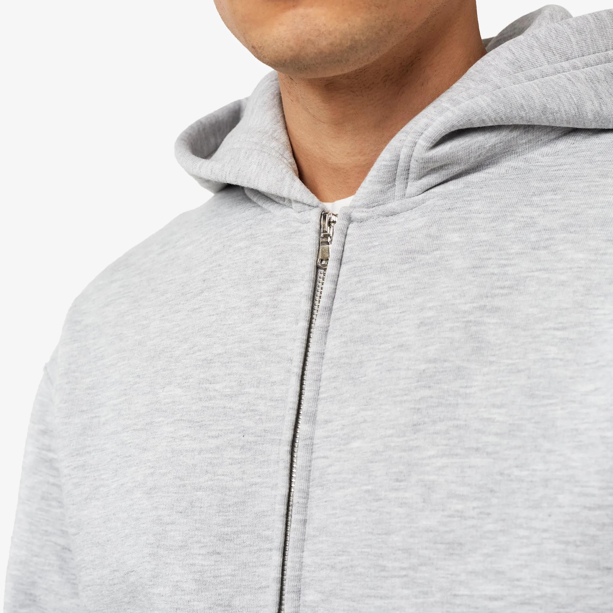 Full Zip Open Hem Tracksuit | Grey Marl