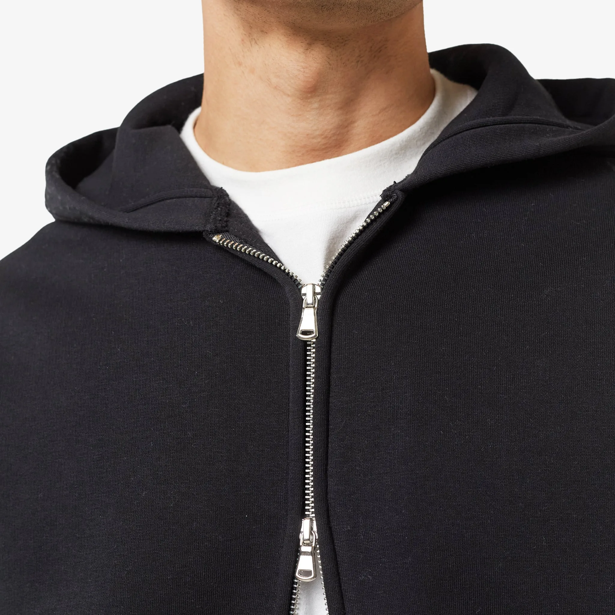 Full Zip Twinset | Black
