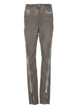 Grey Cotton Bolan Banana Pants