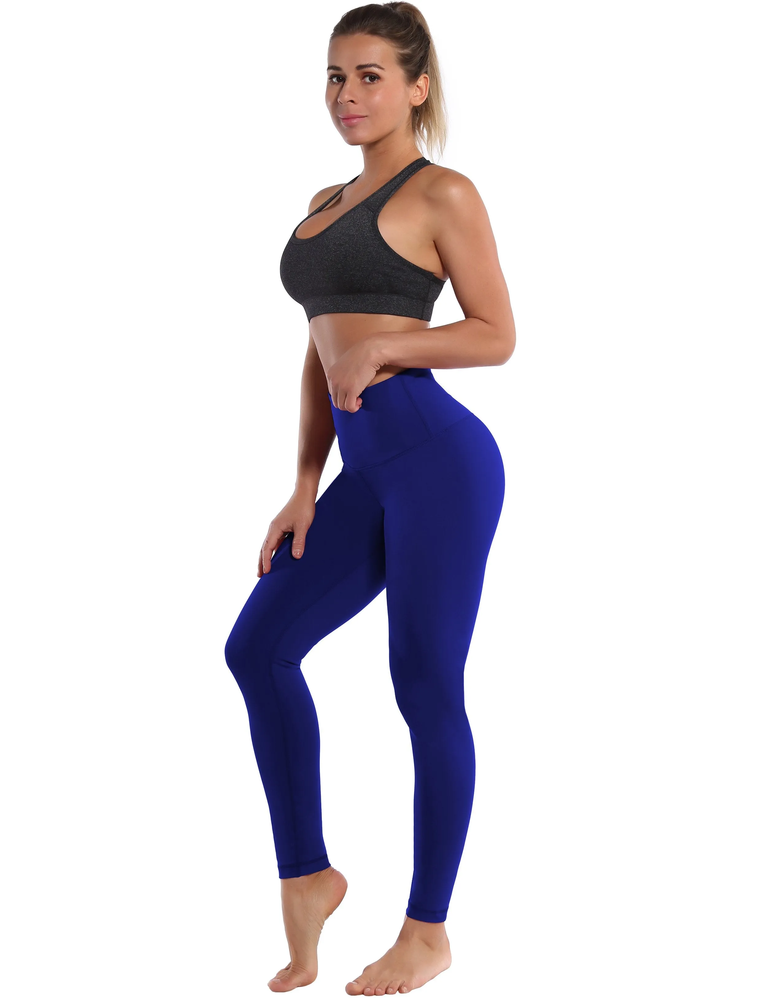High Waist Pilates Pants navy ins_Pilates