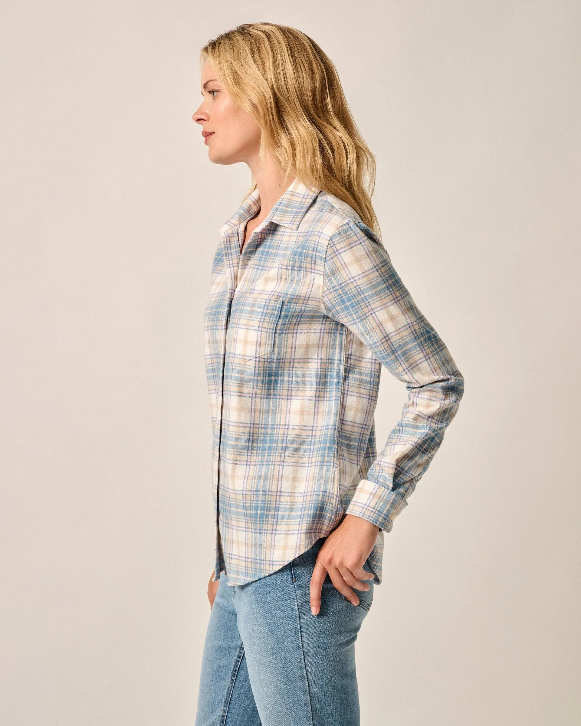 Inez Flannel Button-Down Shirt