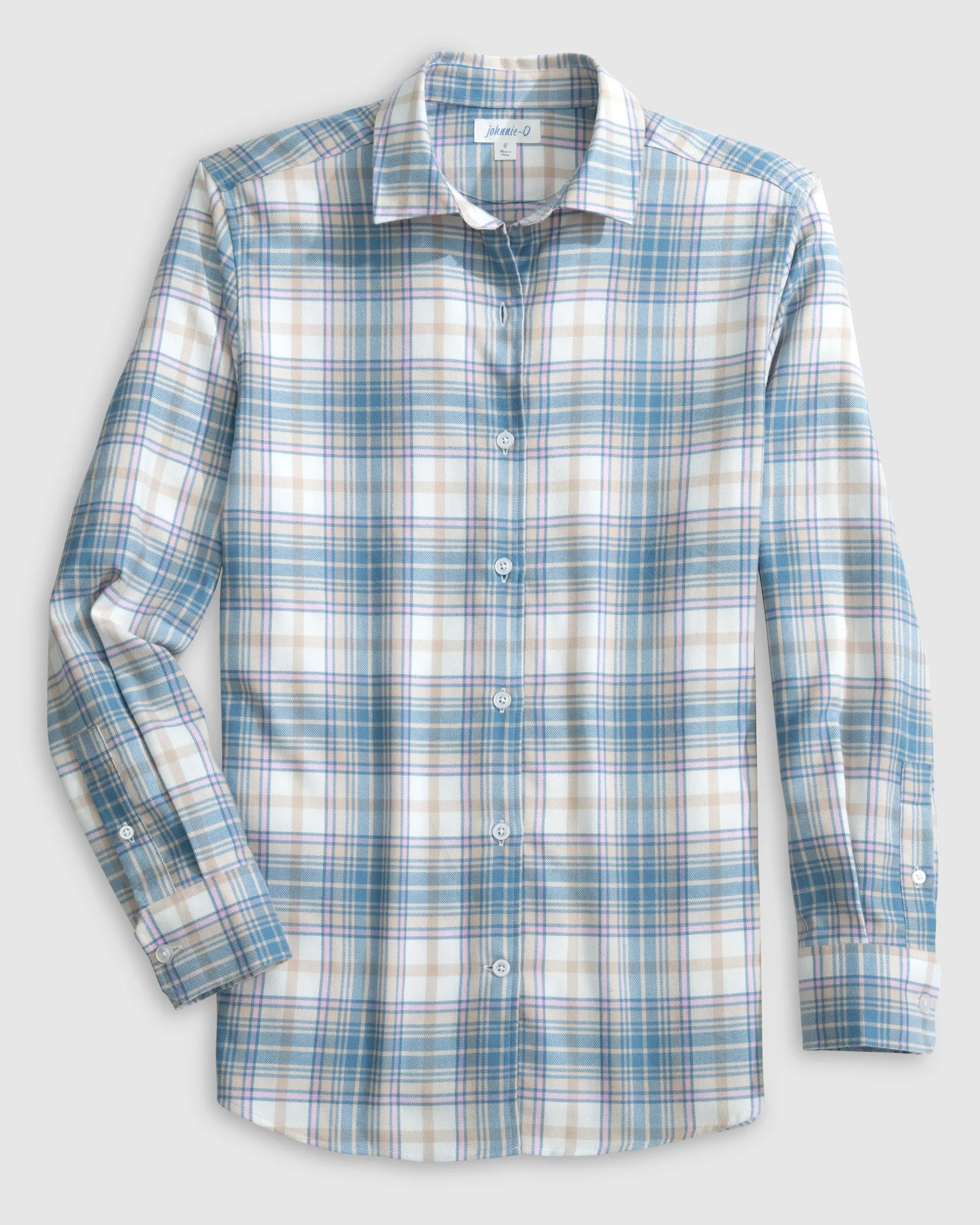 Inez Flannel Button-Down Shirt