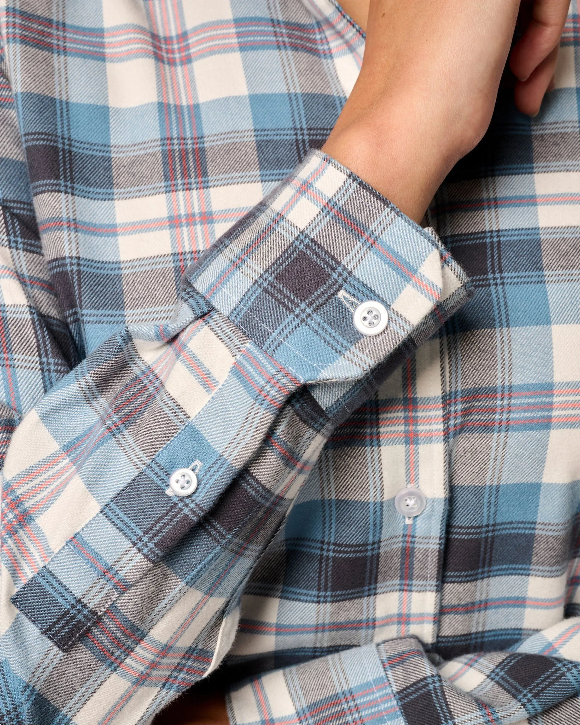 Inez Flannel Button-Down Shirt